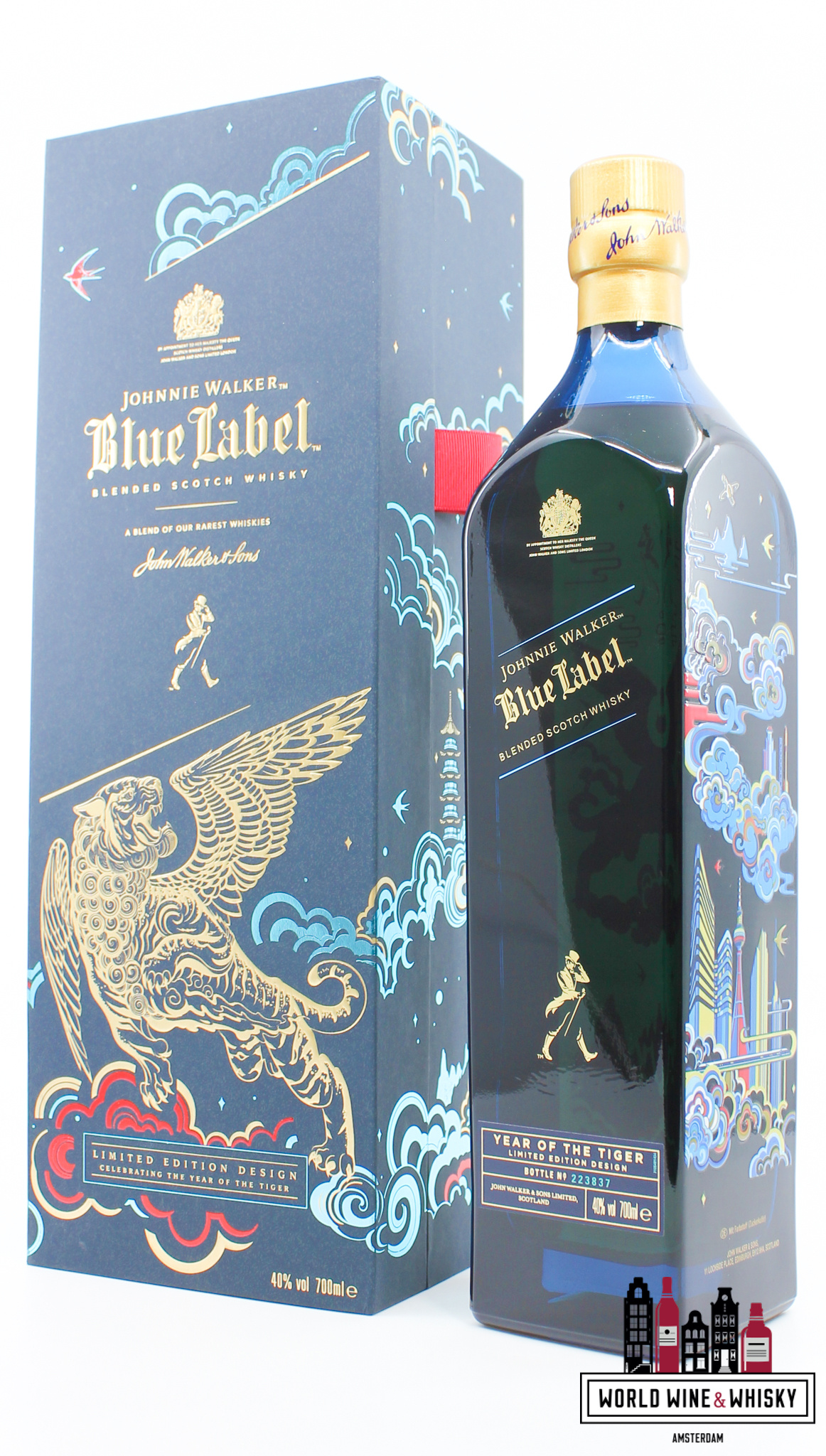 Johnnie Walker Johnnie Walker 2021 Blue Label - Year of the Tiger - Limited Edition Design (Shan Jiang) 40%