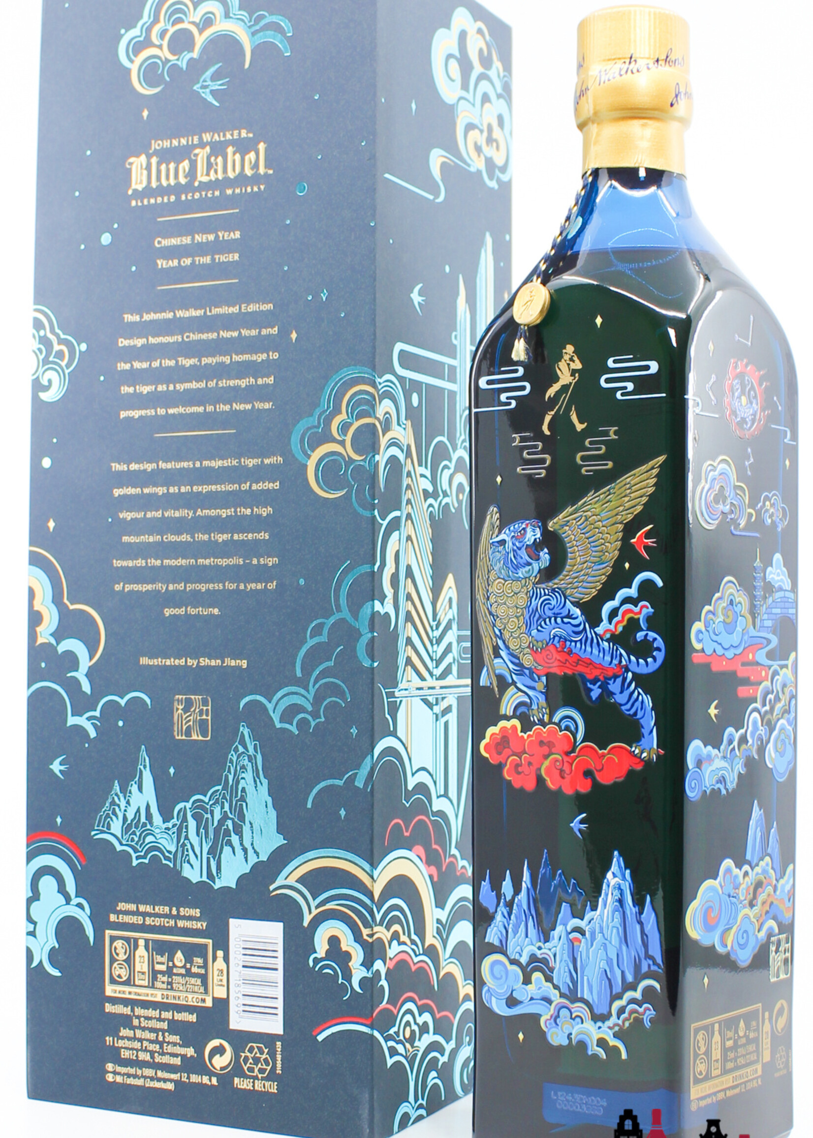 Johnnie Walker Johnnie Walker 2021 Blue Label - Year of the Tiger - Limited Edition Design (Shan Jiang) 40%