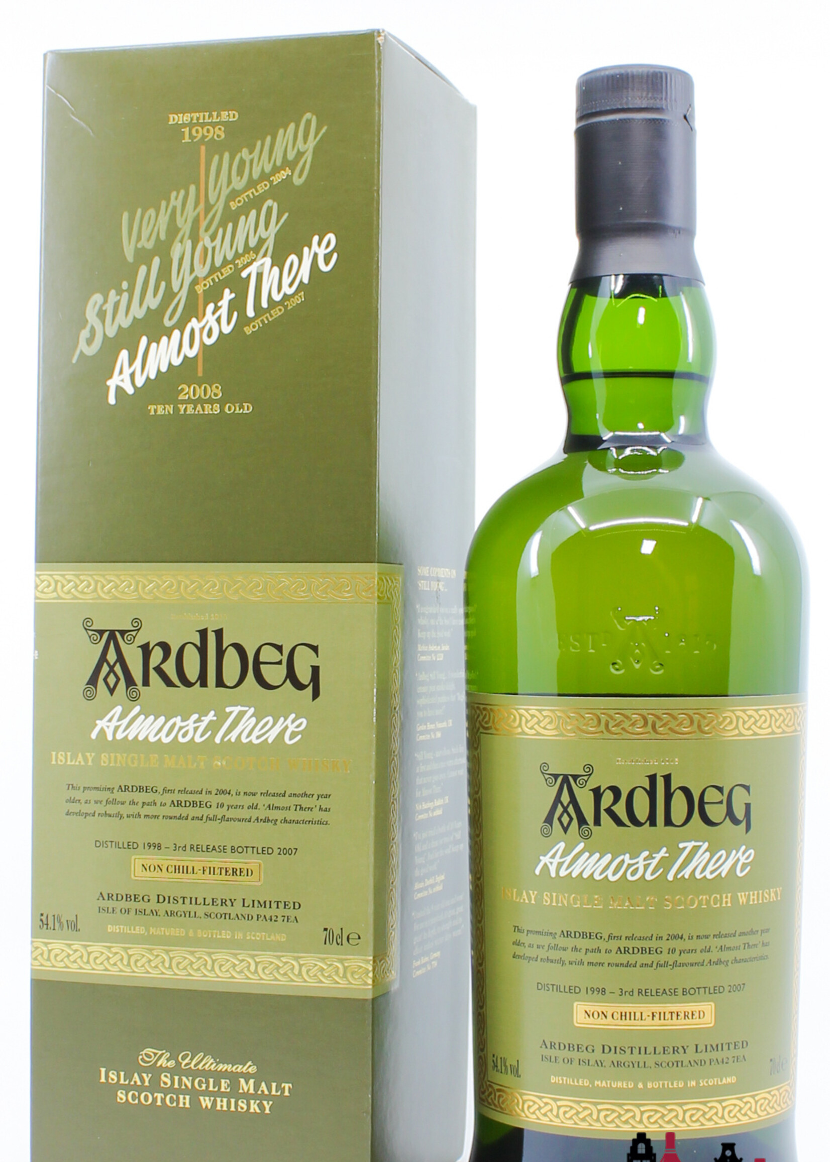 Ardbeg Ardbeg 10 Years Old 1998 2007 - Almost There - 3rd Release 54.1%