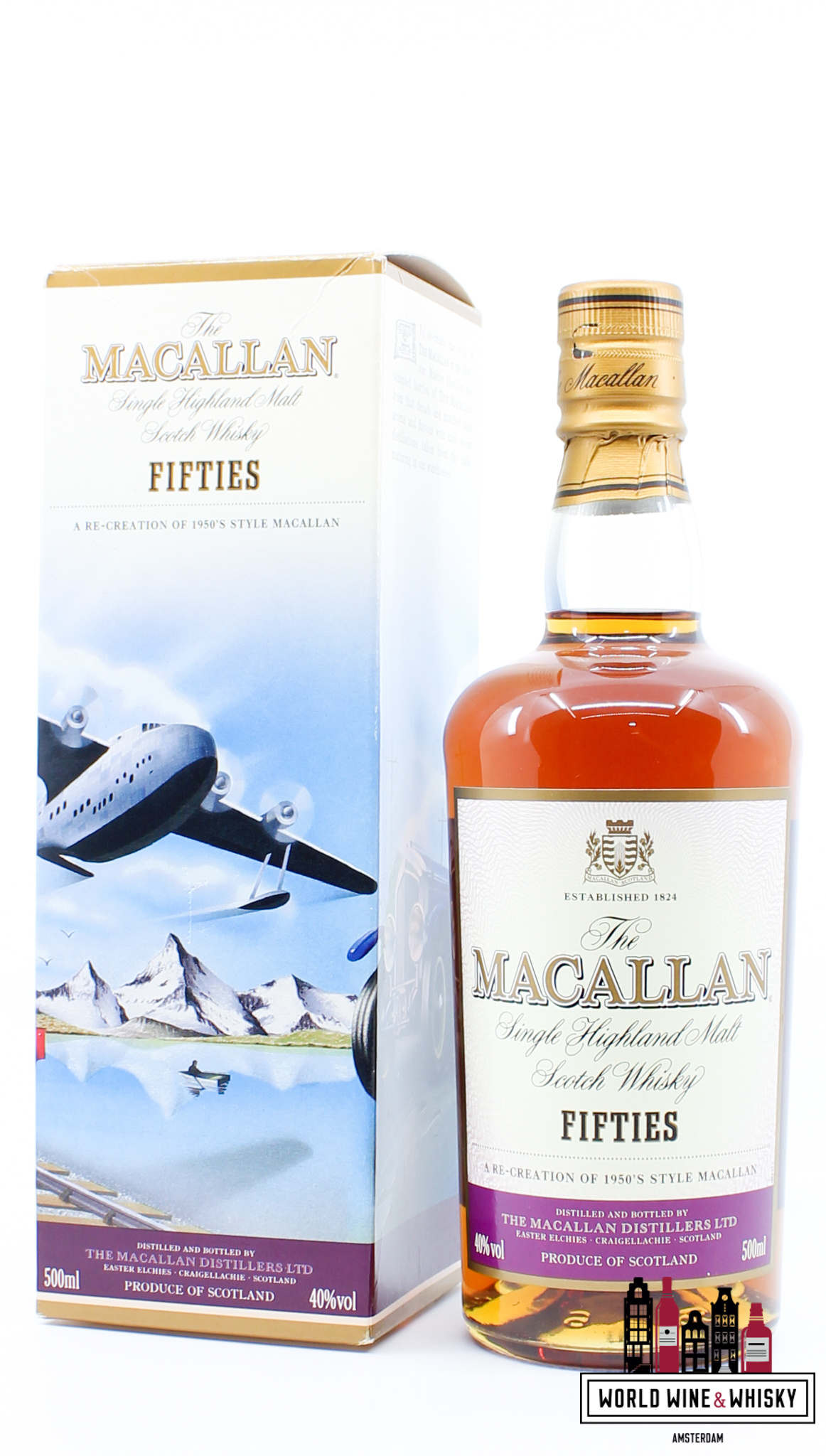 Macallan Fifties 2001 - Travel Series 1950's 40% 500ml