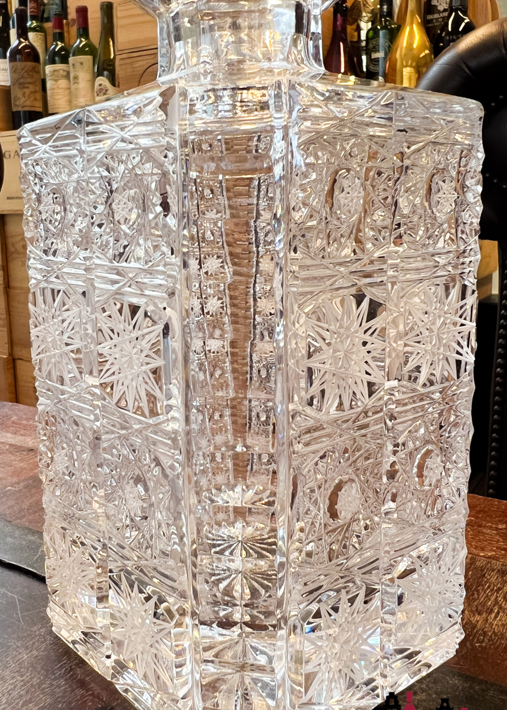 Crystal Decanter Luxury Crystal whisky decanter incl. stopper (handmade and hand cut)