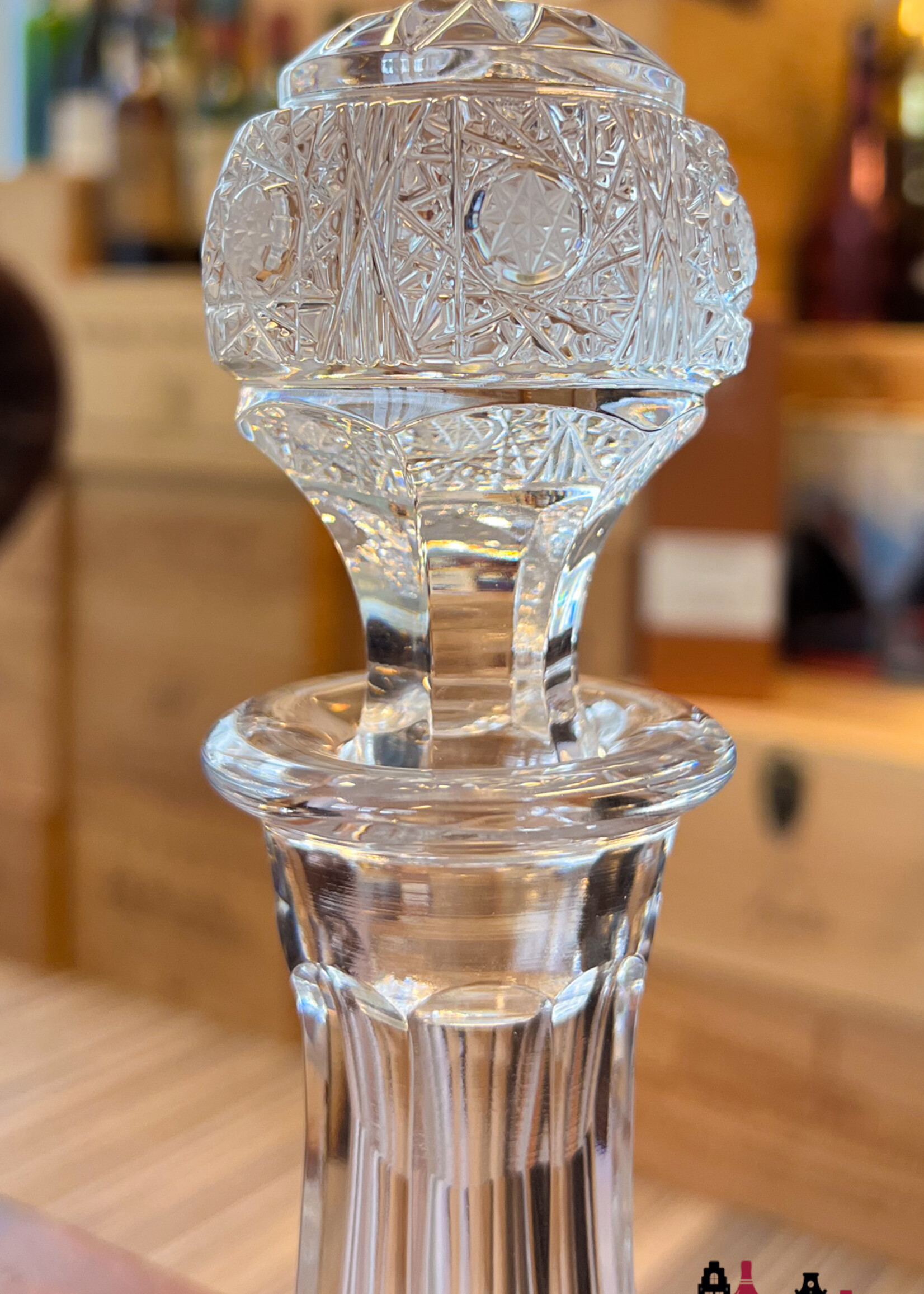 Crystal Decanter Luxe Kristal whisky scheepskaraf incl. stopper (handgemaakt & handgeslepen)