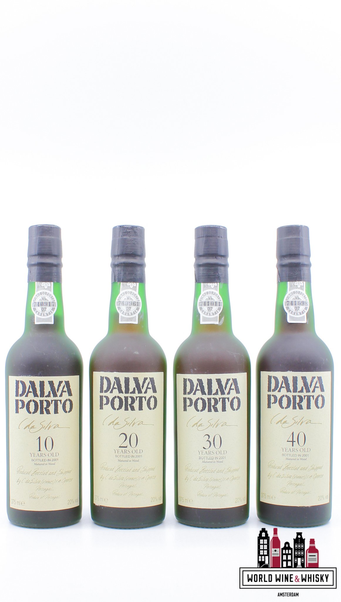 Dalva Porto Dalva Porto 2001 - 10, 20, 30 & 40 years old 20% - set of four 375ml bottles