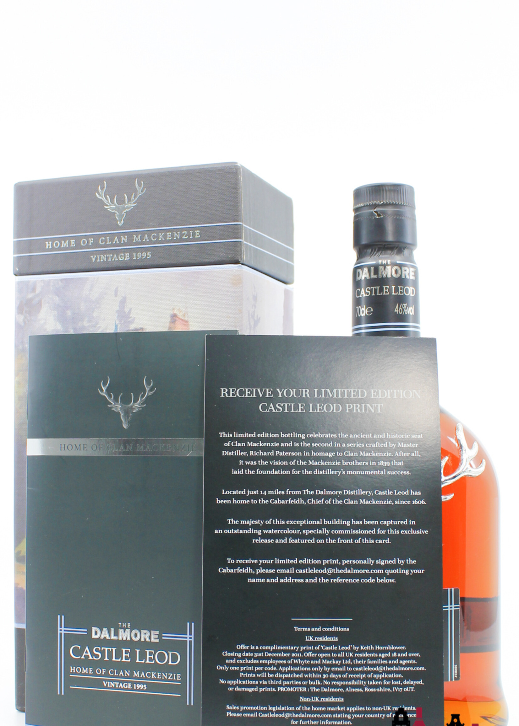 Dalmore Dalmore 1995 2011 - Castle Leod - Home of Clan MacKenzie 46% (1 of 5000)