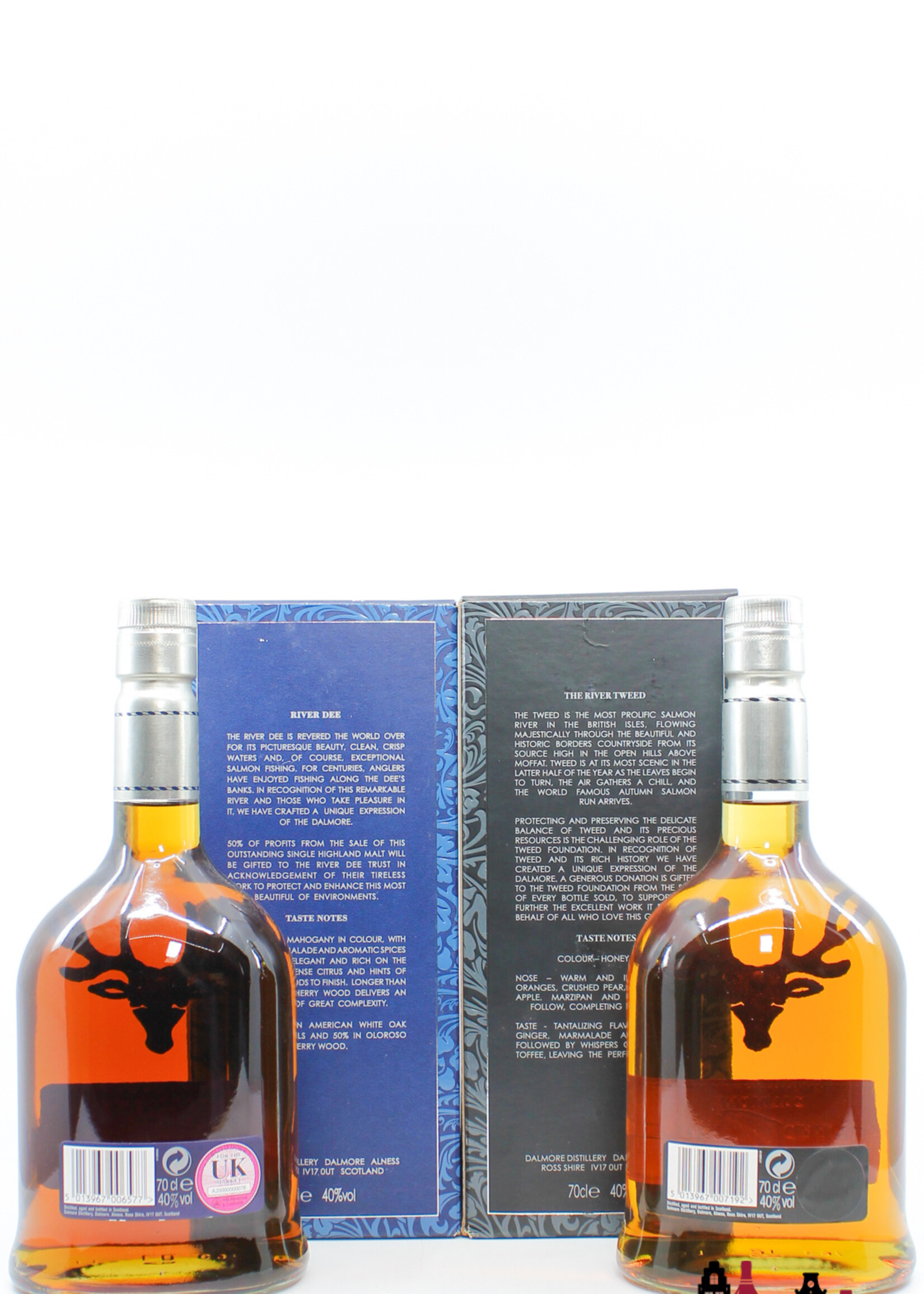 Dalmore Dalmore 2012 - Rivers Collection: Tray, Spey, Dee & Tweed Dram 40% (full set)