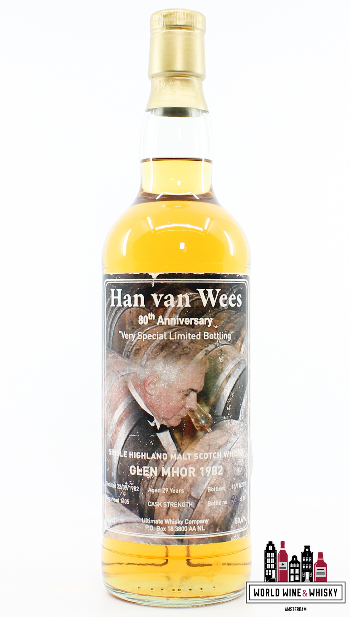 Glen Mhor Glen Mhor 29 Years Old 1982 2011 - Han van Wees 80th Anniversary - Cask 1605 50.6% (1 of 161)