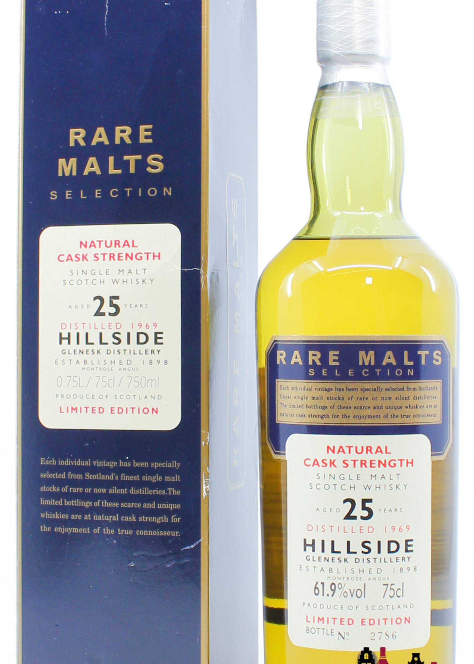 Hillside Hillside 25 Years Old 1969 1995 Rare Malts Selection 61.9% 750ml (in cardboard case)