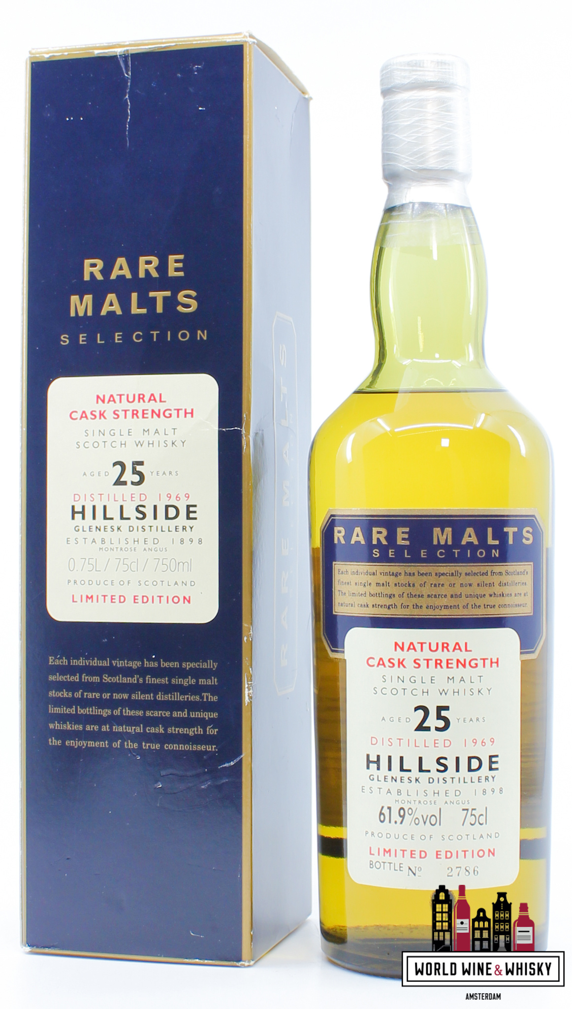 Hillside Hillside 25 Years Old 1969 1995 Rare Malts Selection 61.9% 750ml (in cardboard case)