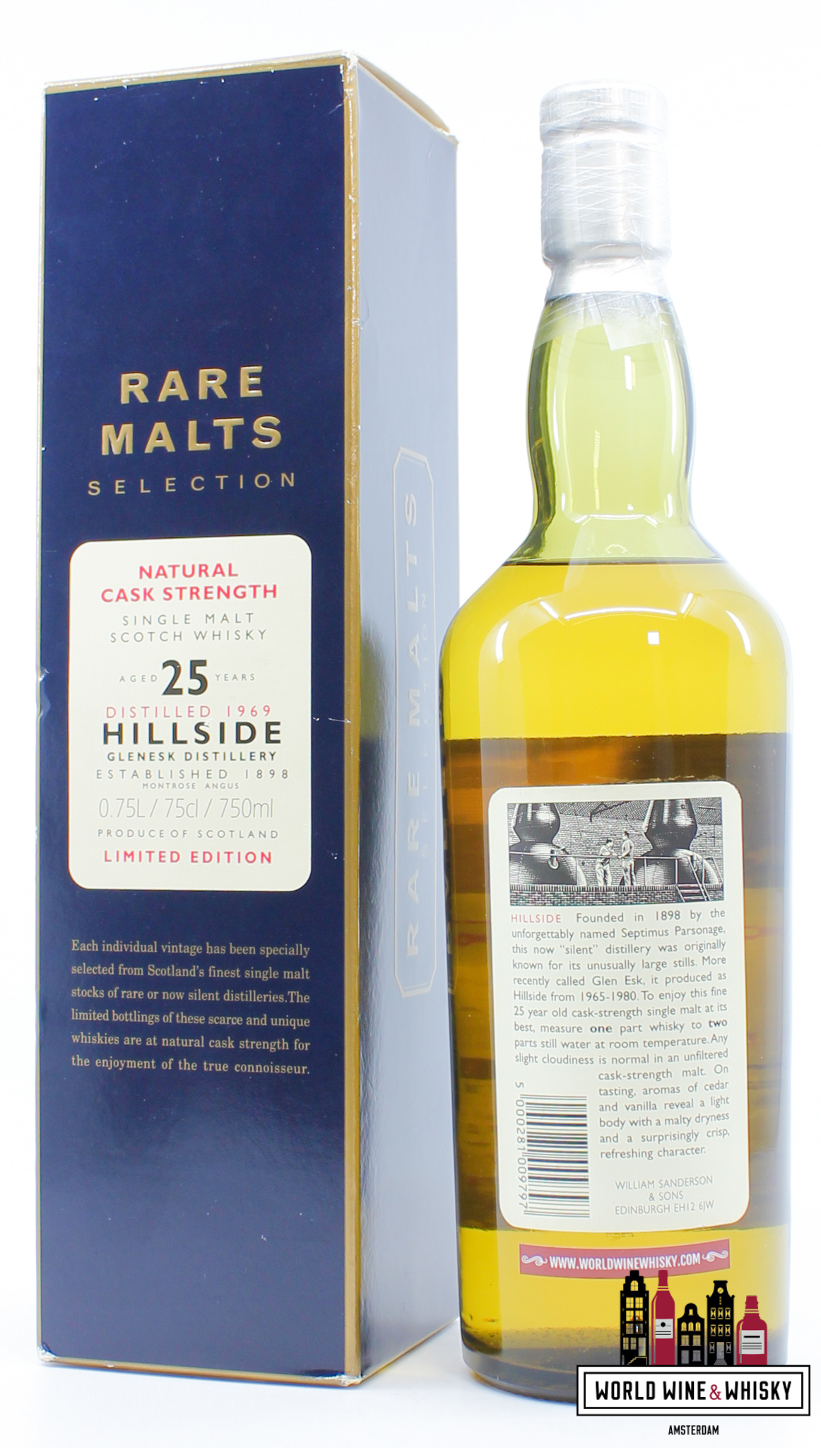 Hillside Hillside 25 Years Old 1969 1995 Rare Malts Selection 61.9% 750ml (in cardboard case)
