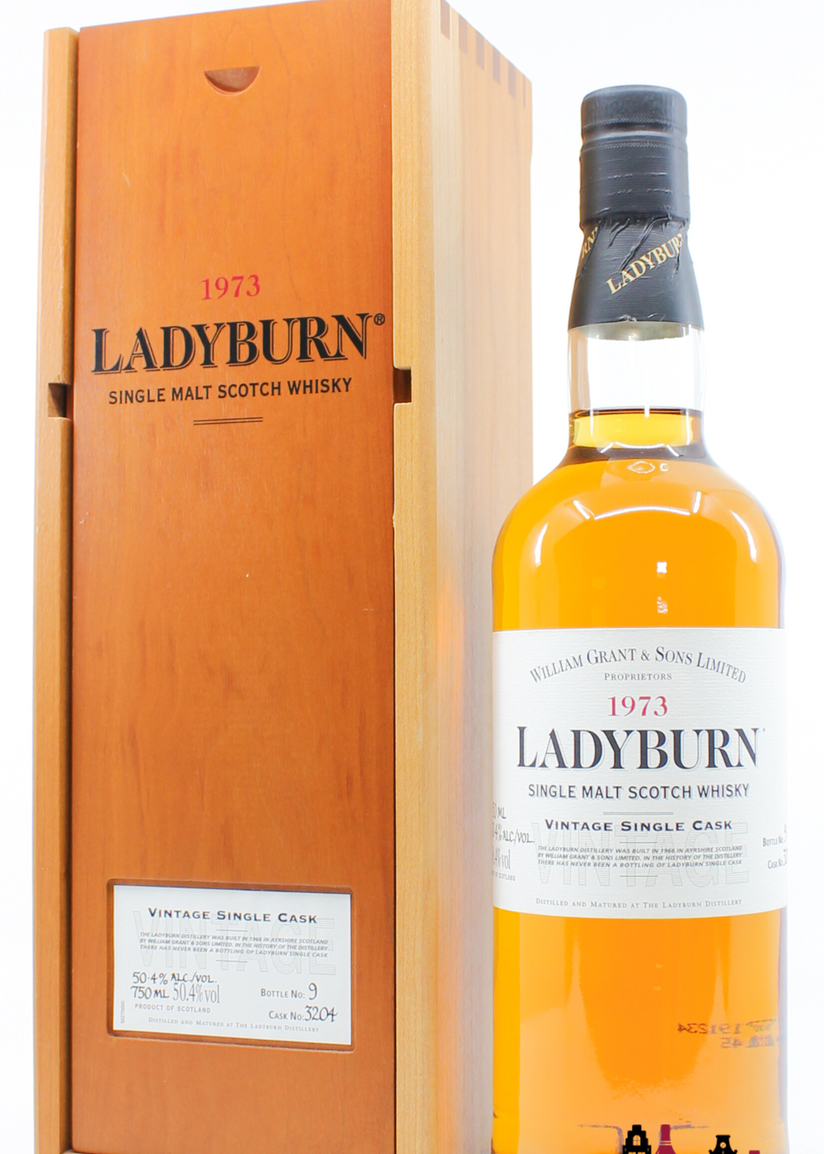 Ladyburn Ladyburn 27 Years Old 1973 2000 - Vintage Single Cask - Cask 3204 50.4% (1 of 3000)