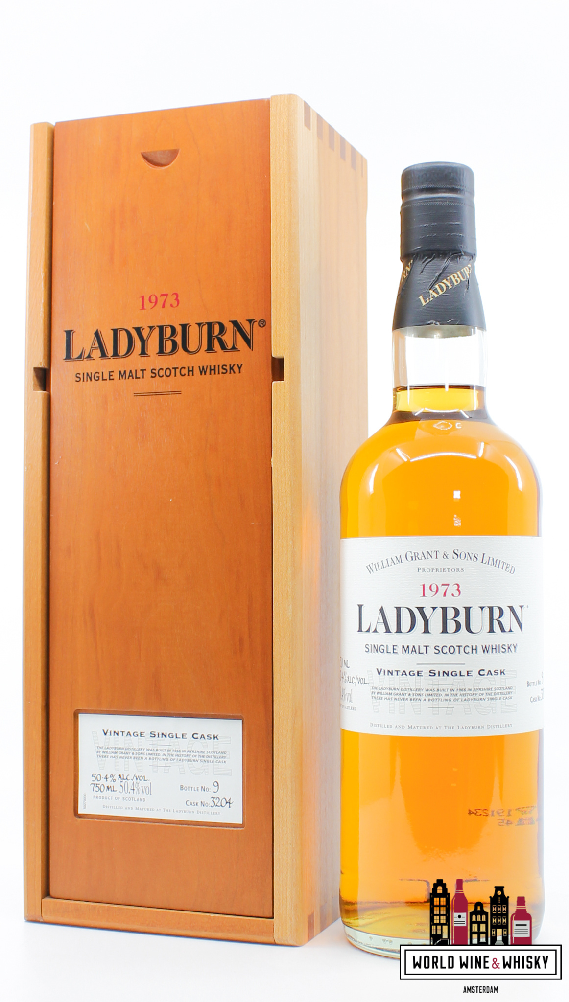 Ladyburn Ladyburn 27 Years Old 1973 2000 - Vintage Single Cask - Cask 3204 50.4% (1 of 3000)