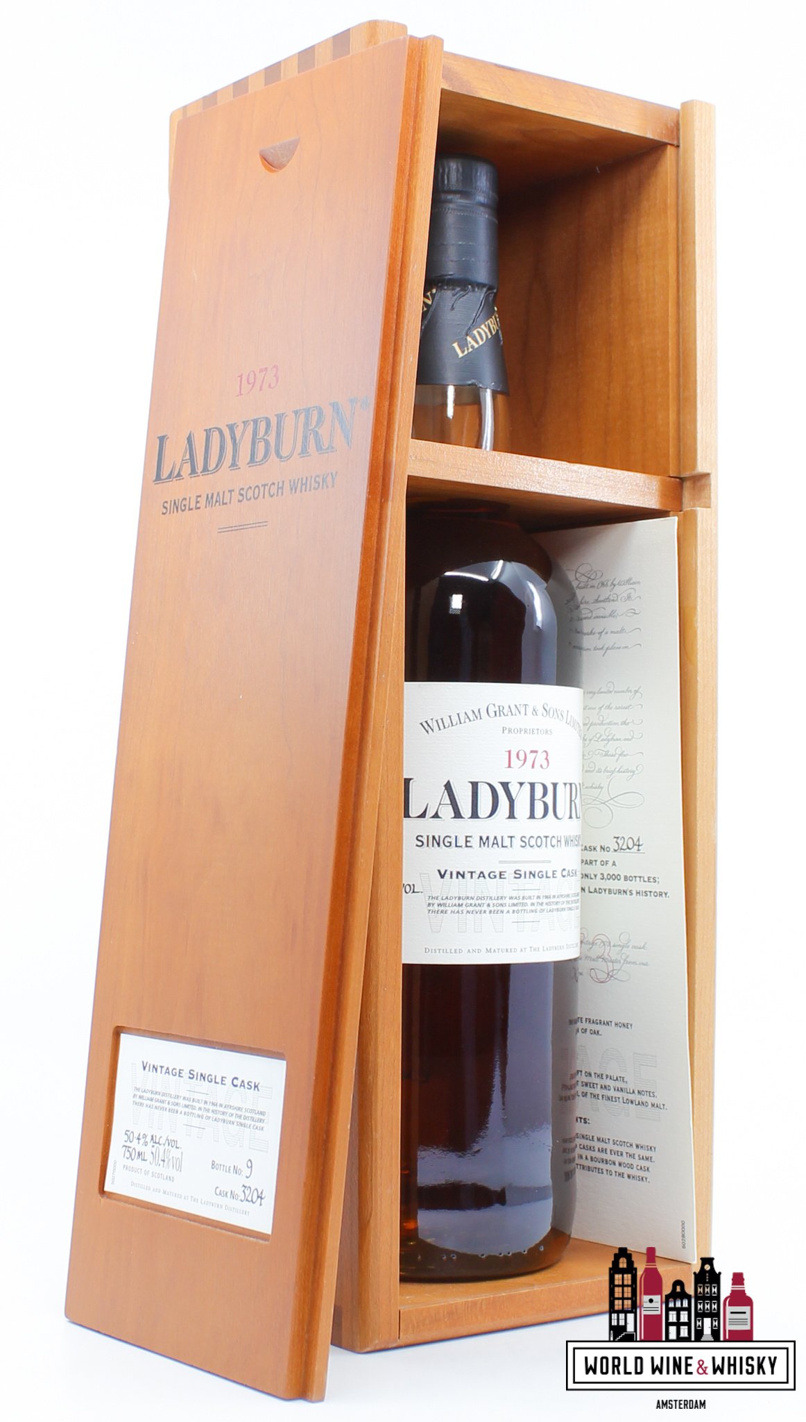 Ladyburn Ladyburn 27 Years Old 1973 2000 - Vintage Single Cask - Cask 3204 50.4% (1 of 3000)