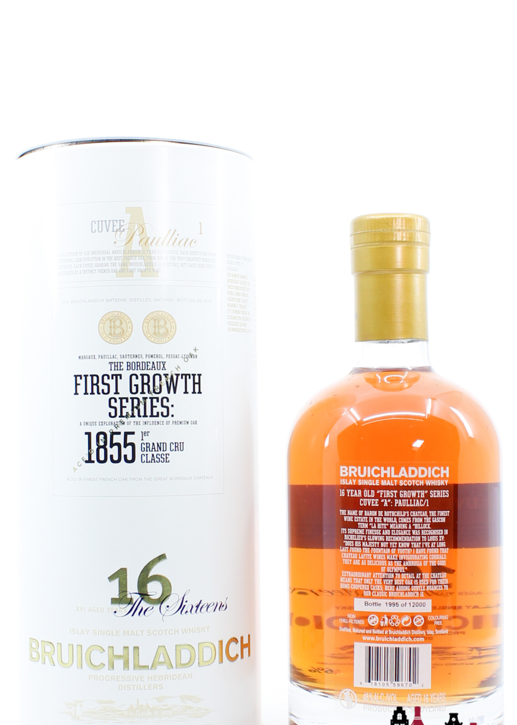 Bruichladdich Bruichladdich 16 Years Old 2008 - Cuvee A - Pauillac - First Growth Series The Sixteens 46% (1 of 12000)