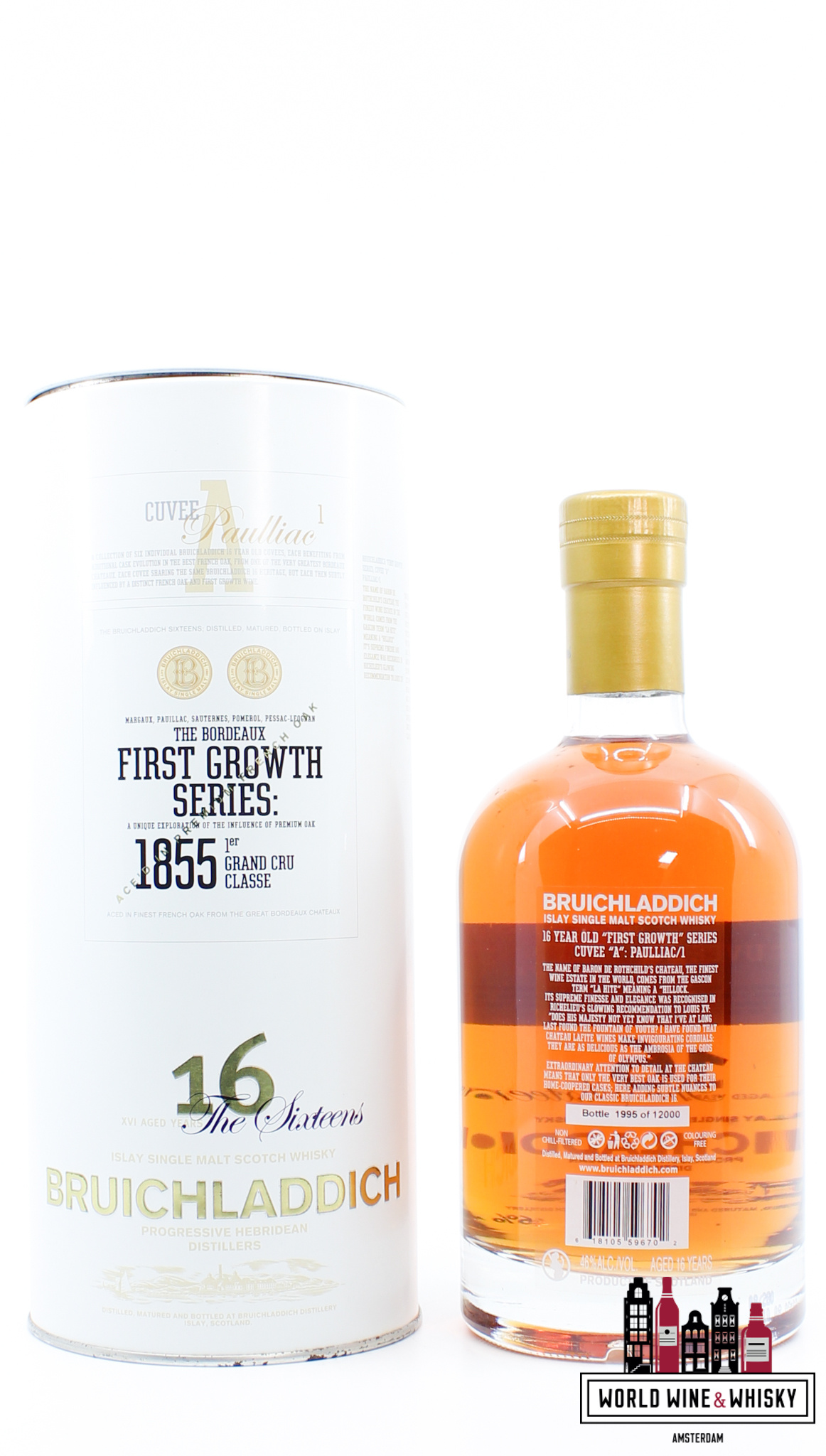 Bruichladdich Bruichladdich 16 Years Old 2008 - Cuvee A - Pauillac - First Growth Series The Sixteens 46% (1 of 12000)