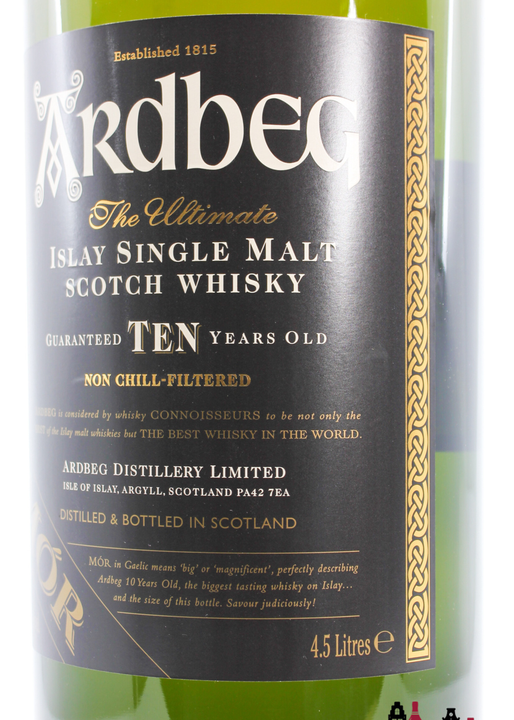 Ardbeg Ardbeg 10 Years Old 2008 - Mór 46% 4,5 Liter (4500 ml)