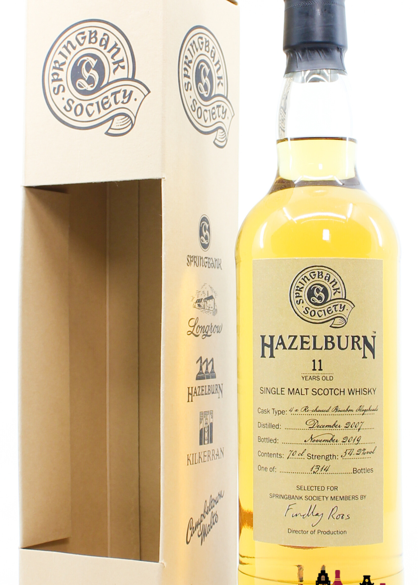 Springbank Hazelburn 11 Years Old 2007 2019 - Society Bottling - Springbank 54.2% (1 of 1314)