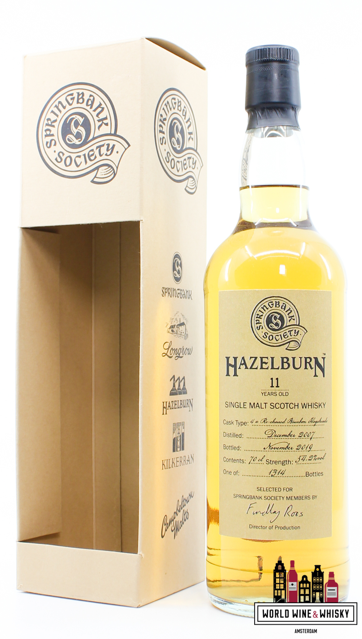 Springbank Hazelburn 11 Years Old 2007 2019 - Society Bottling - Springbank 54.2% (1 of 1314)