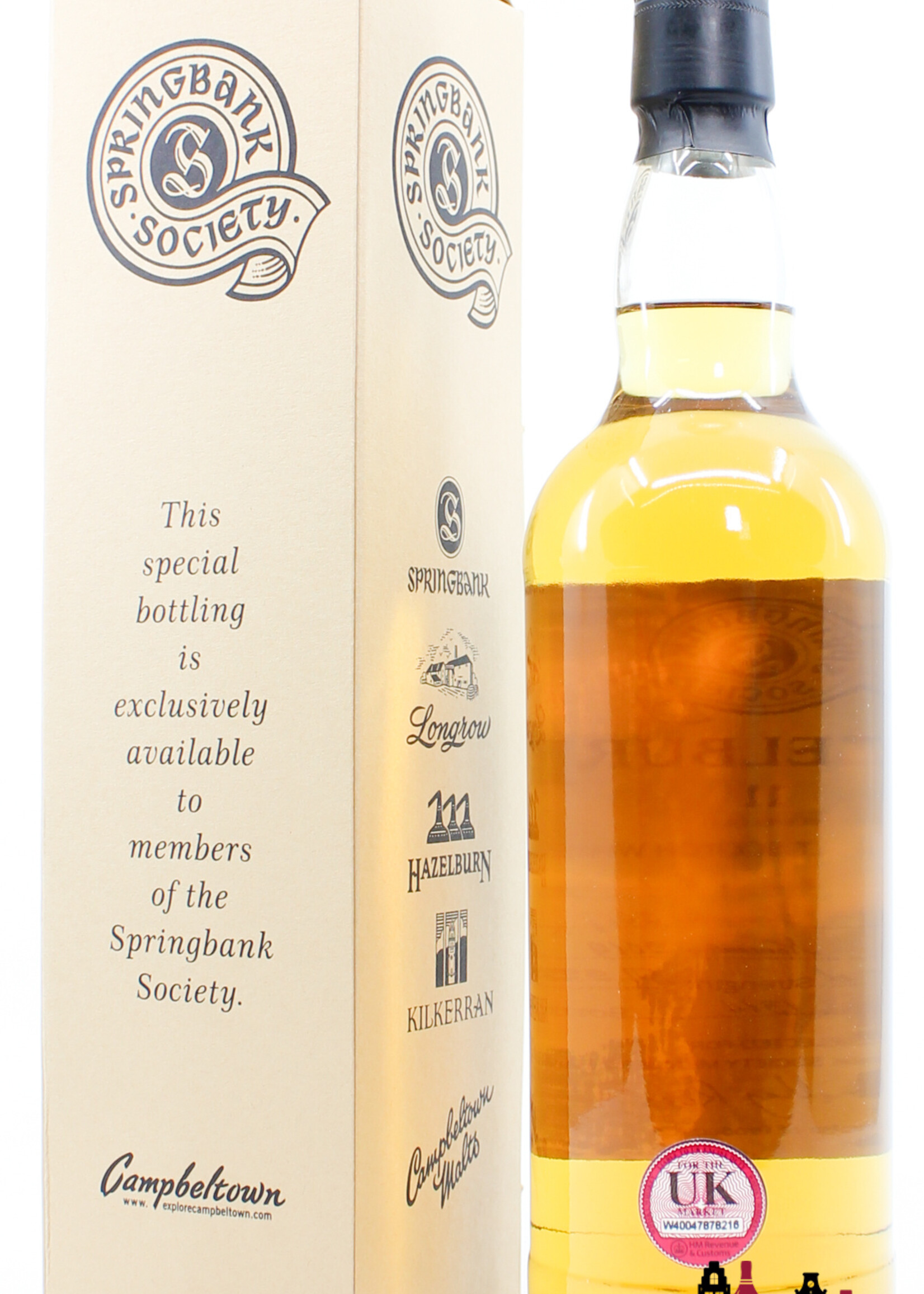 Springbank Hazelburn 11 Years Old 2007 2019 - Society Bottling - Springbank 54.2% (1 of 1314)