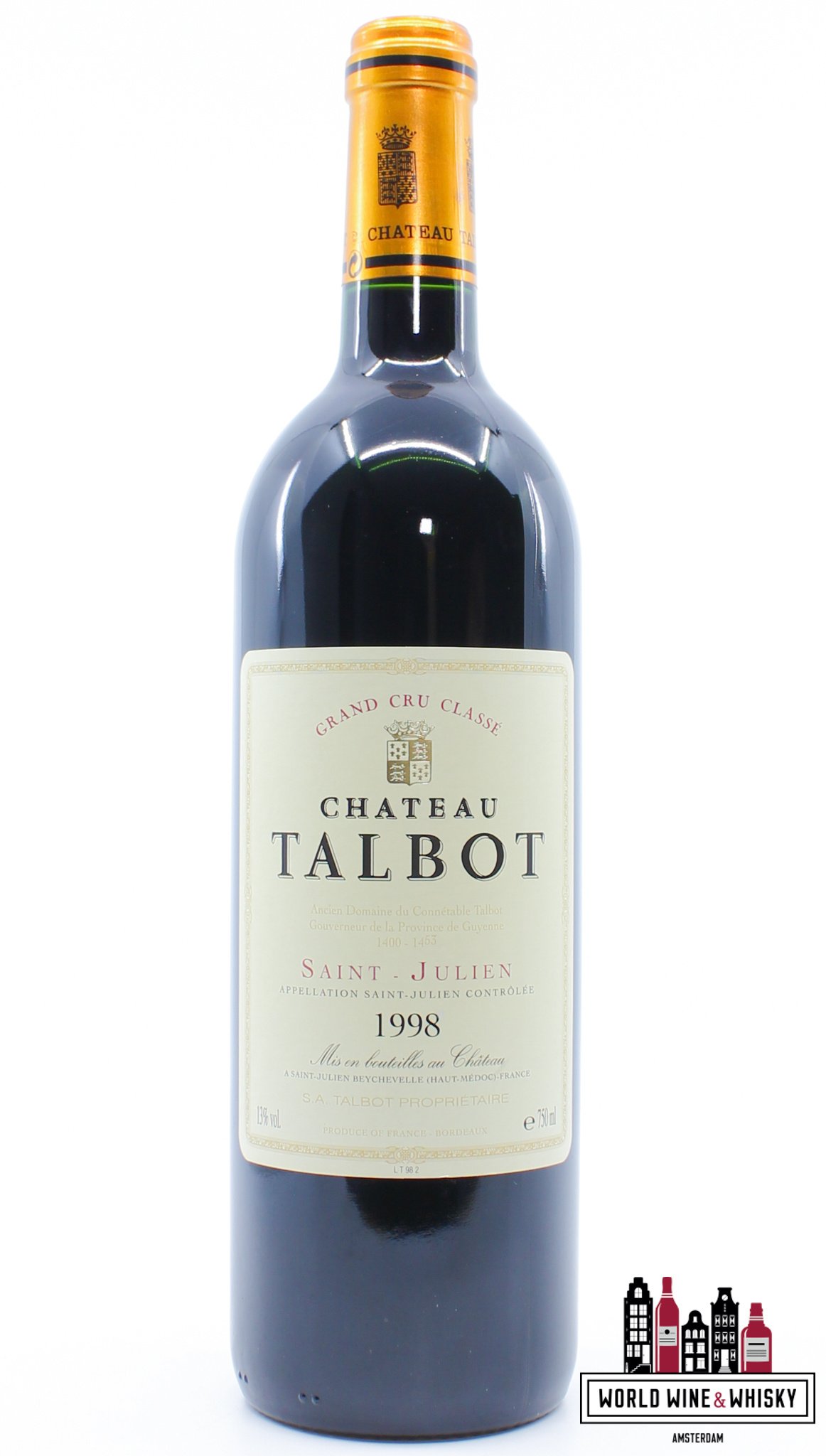 Chateau Talbot Chateau Talbot 1998 - Saint-Julien - Grand Cru Classé