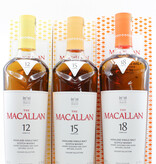 Macallan Macallan 12, 15 and 18 Years Old 2023 - Colour Collection (set of three bottles)