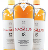 Macallan Macallan 12, 15 and 18 Years Old 2023 - Colour Collection (set of three bottles)