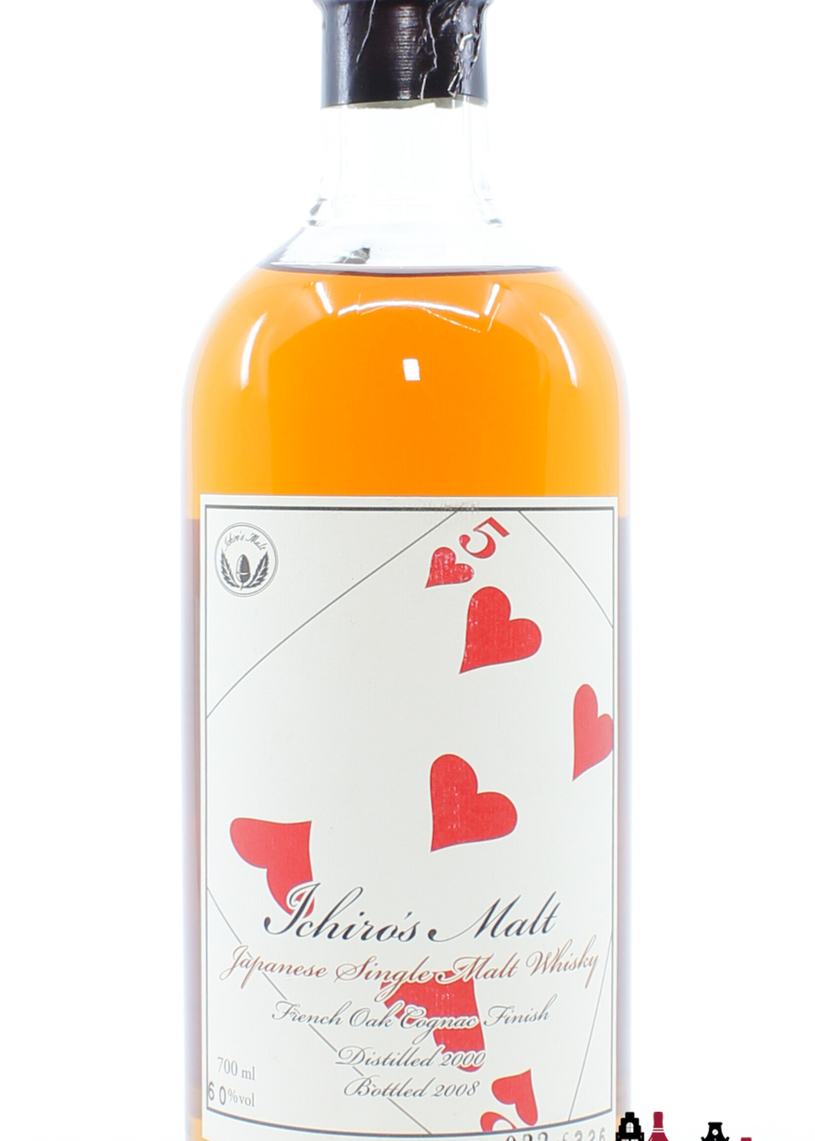 Hanyu Hanyu 2000 2008 - Cask 9100 - Five of Hearts - Ichiro's Malt 60% (1 of 326)