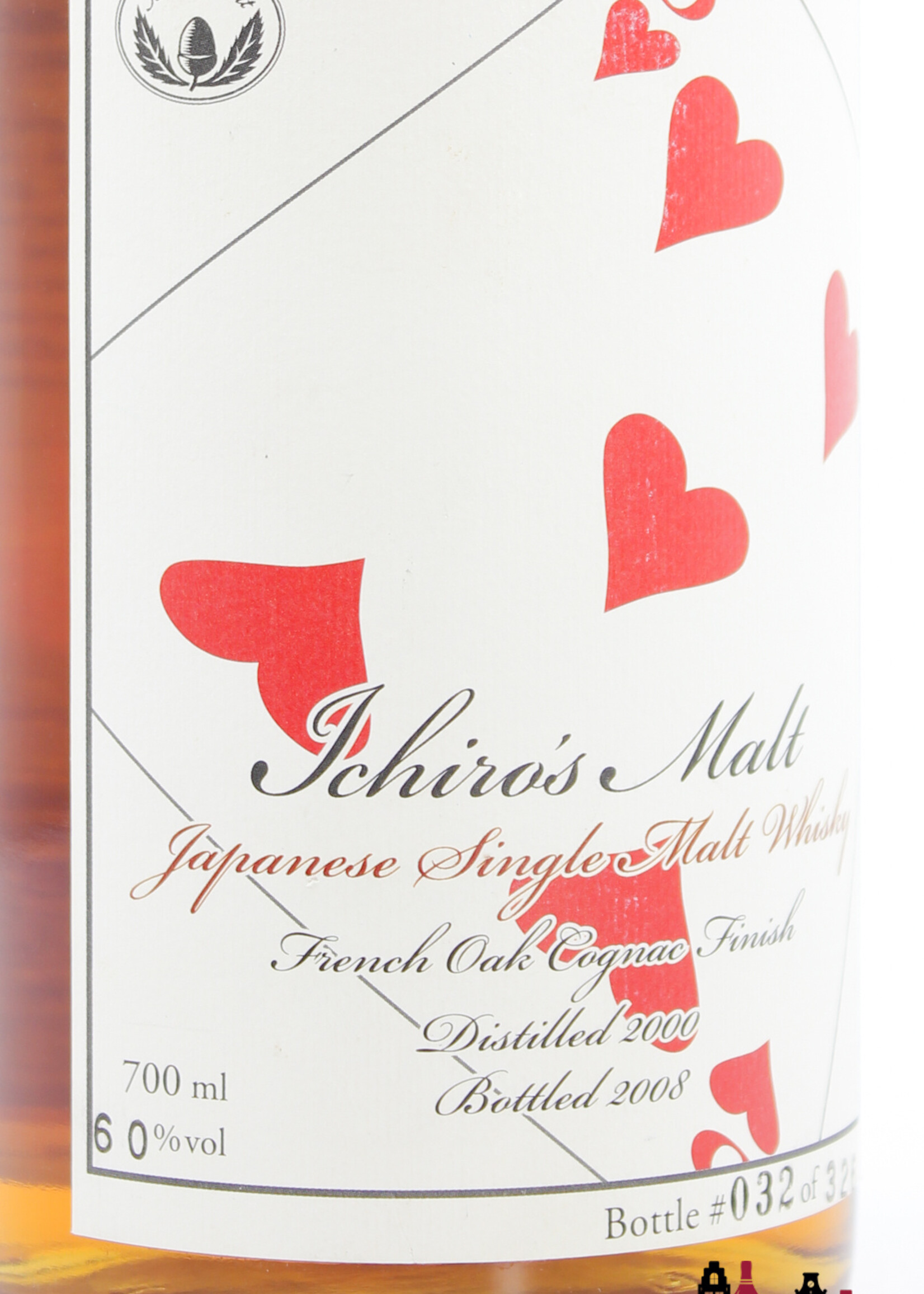 Hanyu Hanyu 2000 2008 - Cask 9100 - Five of Hearts - Ichiro's Malt 60% (1 of 326)