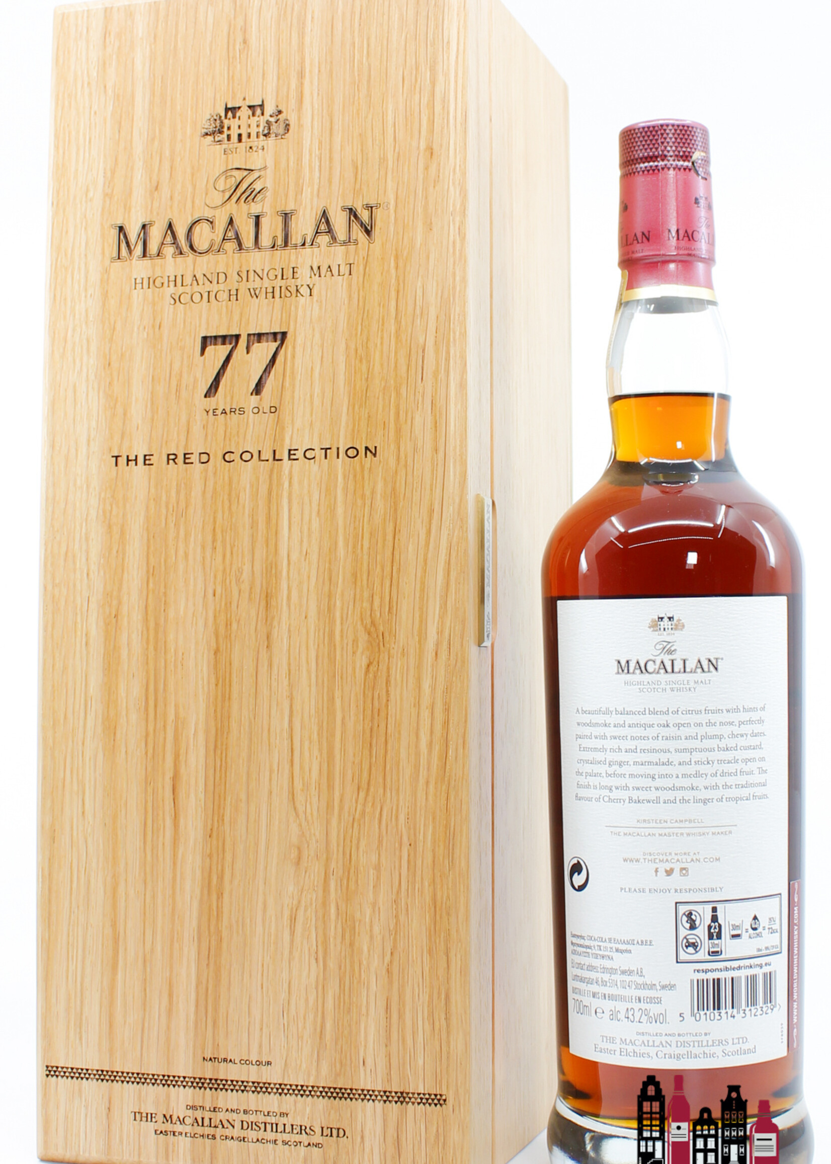 The Macallan The Macallan 77 Years Old 2022 - The Red Collection 43.2%
