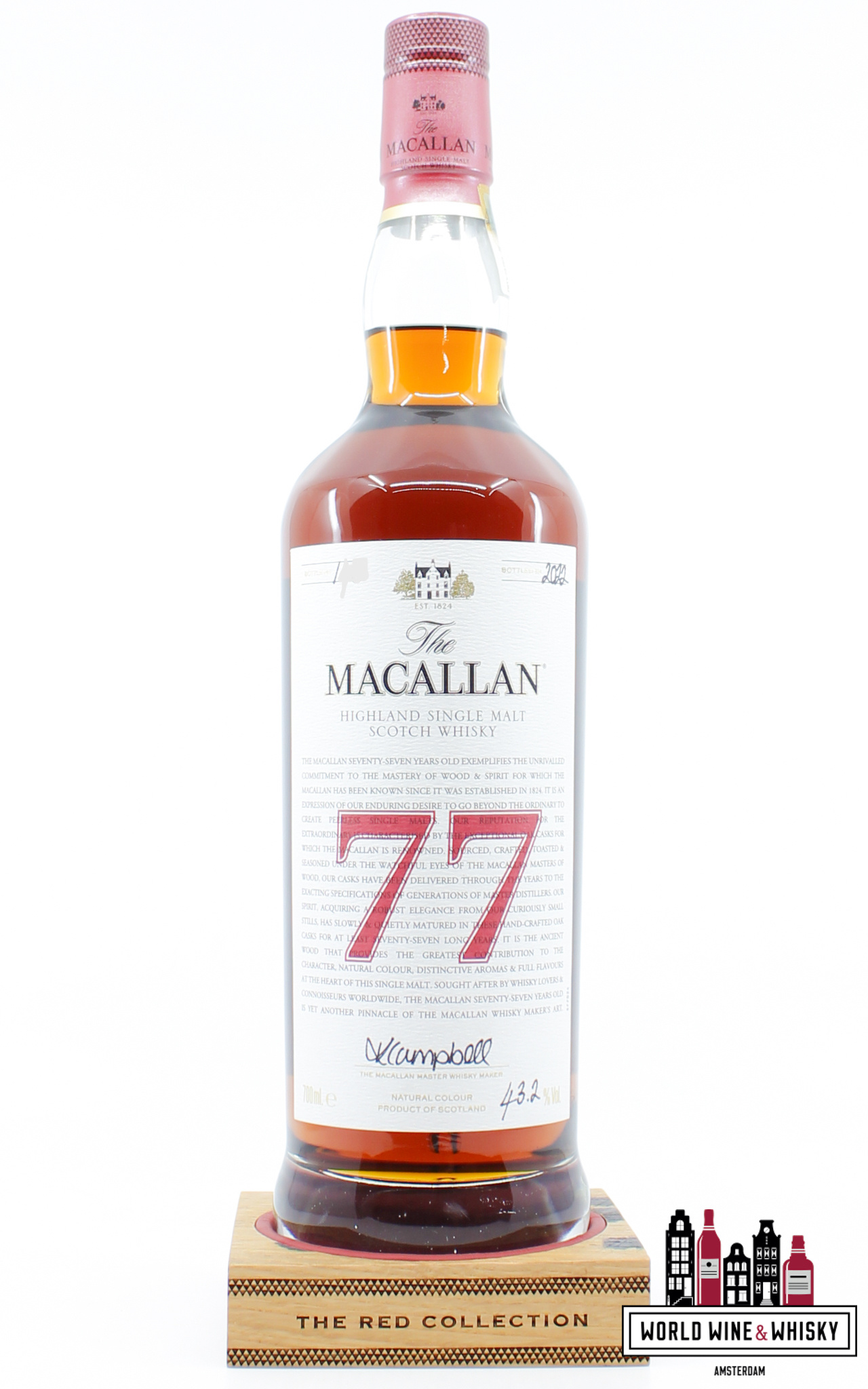 Macallan Macallan 77 Years Old 2022 - The Red Collection 43.2%