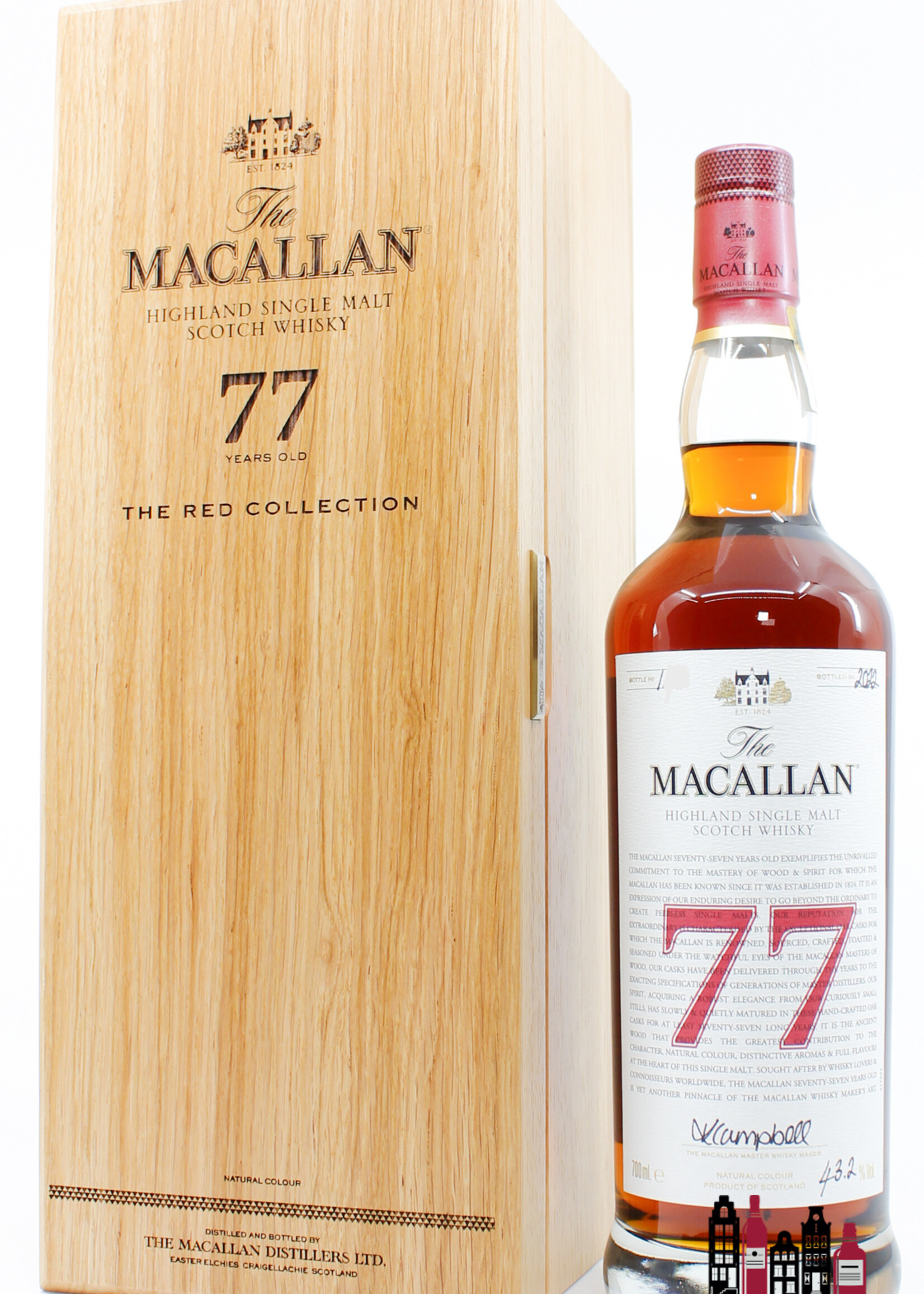 The Macallan The Macallan 77 Years Old 2022 - The Red Collection 43.2%