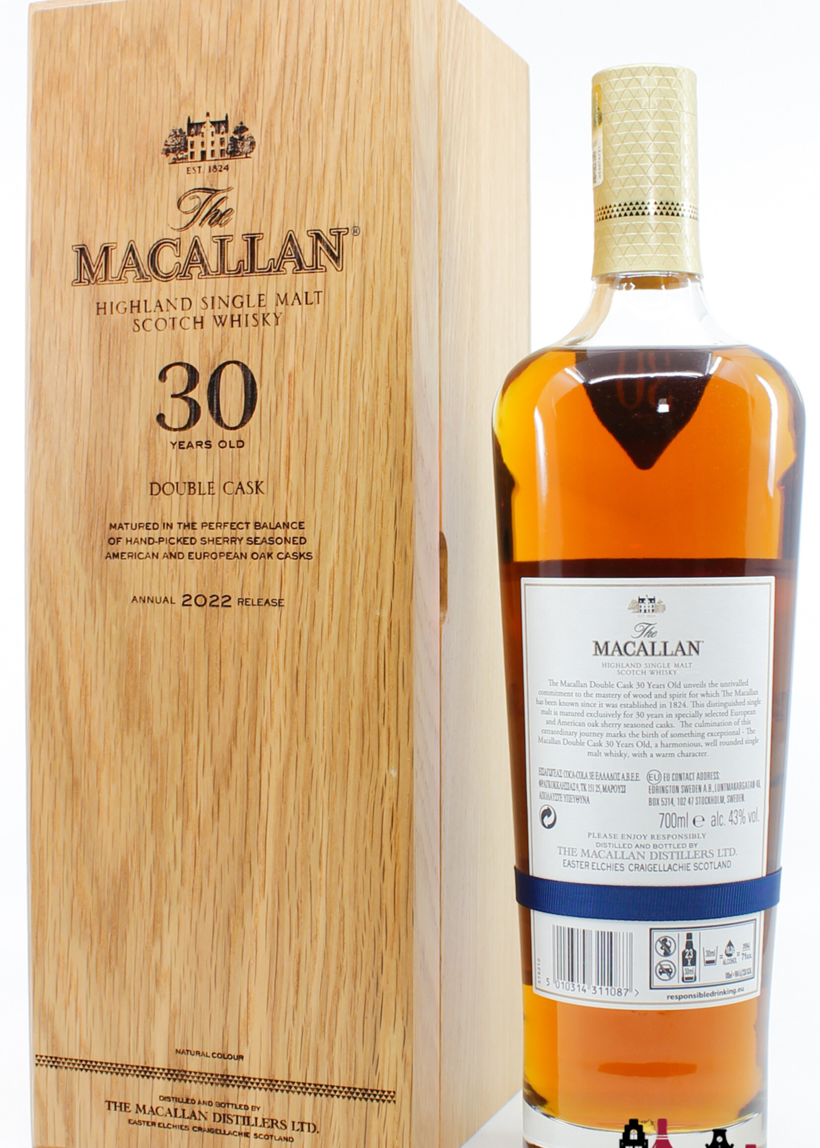 The Macallan Macallan 30 Years Old - Double Cask - Annual 2022 Release 43%
