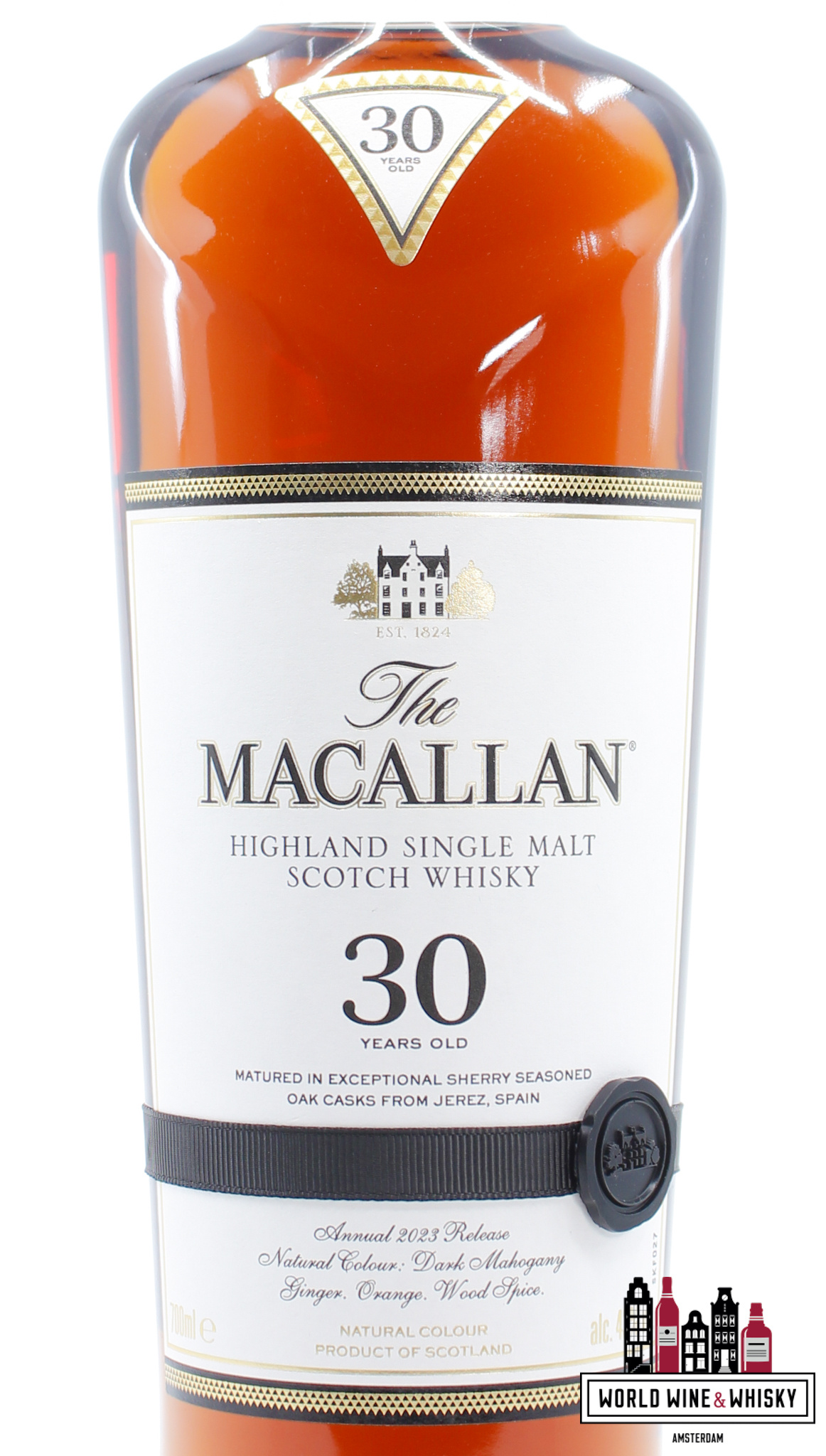 Macallan Macallan 30 Years Old - Sherry Casks - Annual 2023 Release 43% (in luxury wooden case)