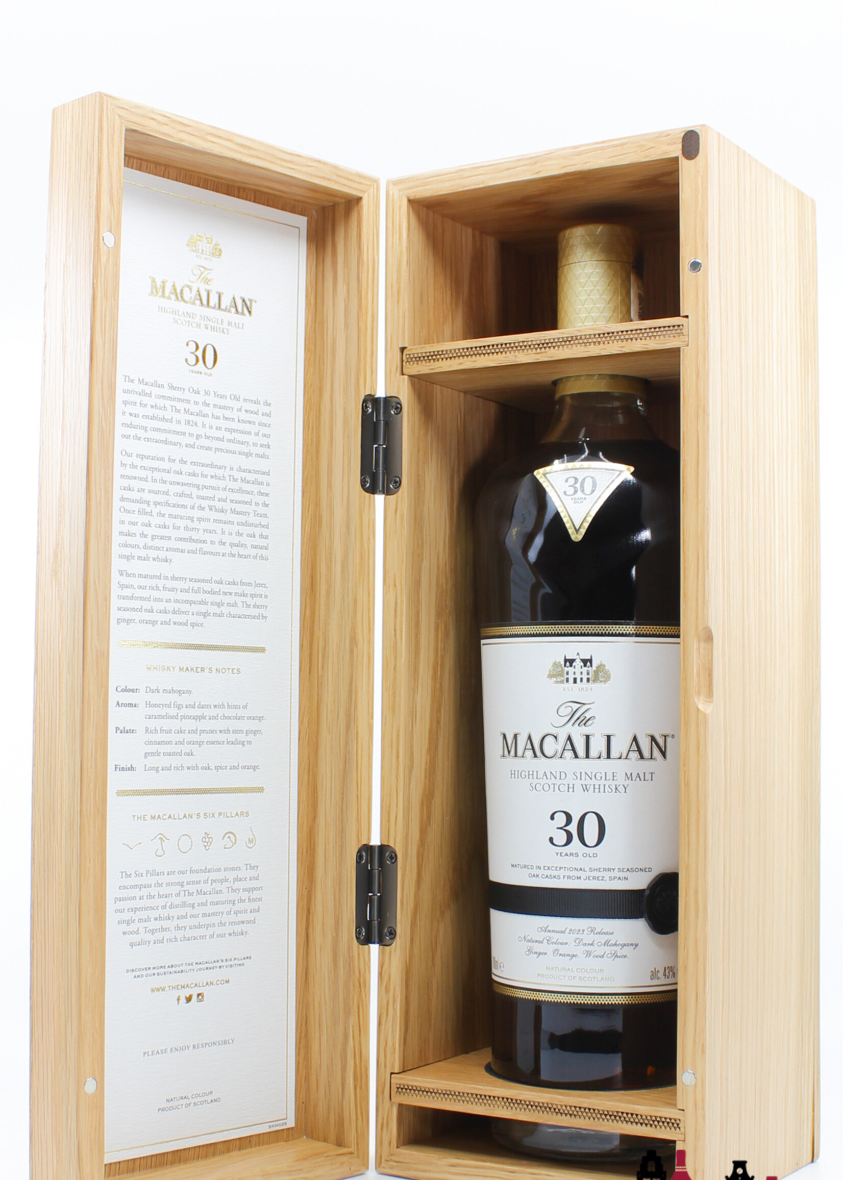 The Macallan Macallan 30 Years Old - Sherry Casks - Annual 2023 Release 43%