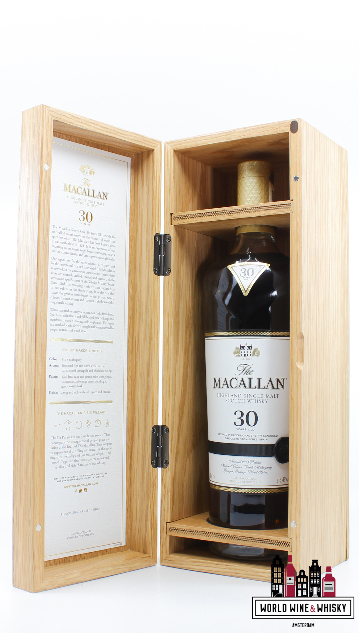 The Macallan Macallan 30 Years Old - Sherry Casks - Annual 2023 Release 43%