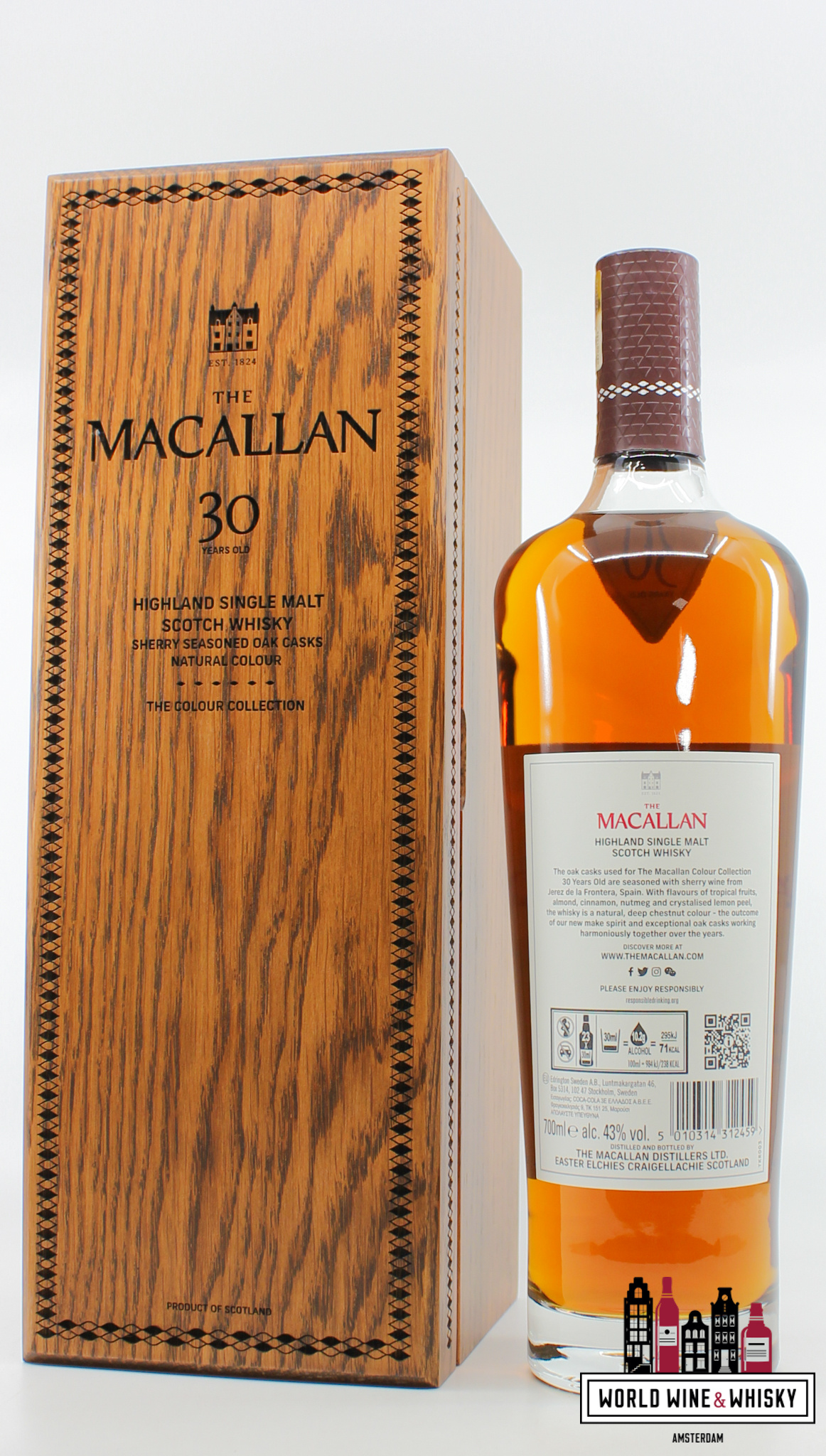 Macallan 30 Years Old 2023 Colour Collection 43%; World Wine Macallan 30 Years Old 2023 Colour Collection 43%; World Wine
