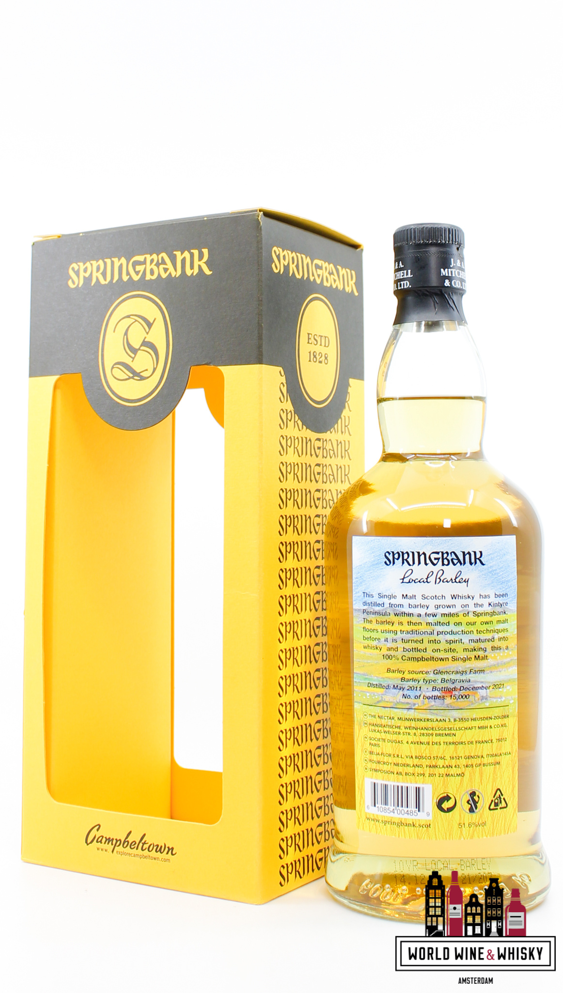 Springbank Springbank 10 Years Old 2011 2021 - Local Barley 51.6% (1 of 15000) - new