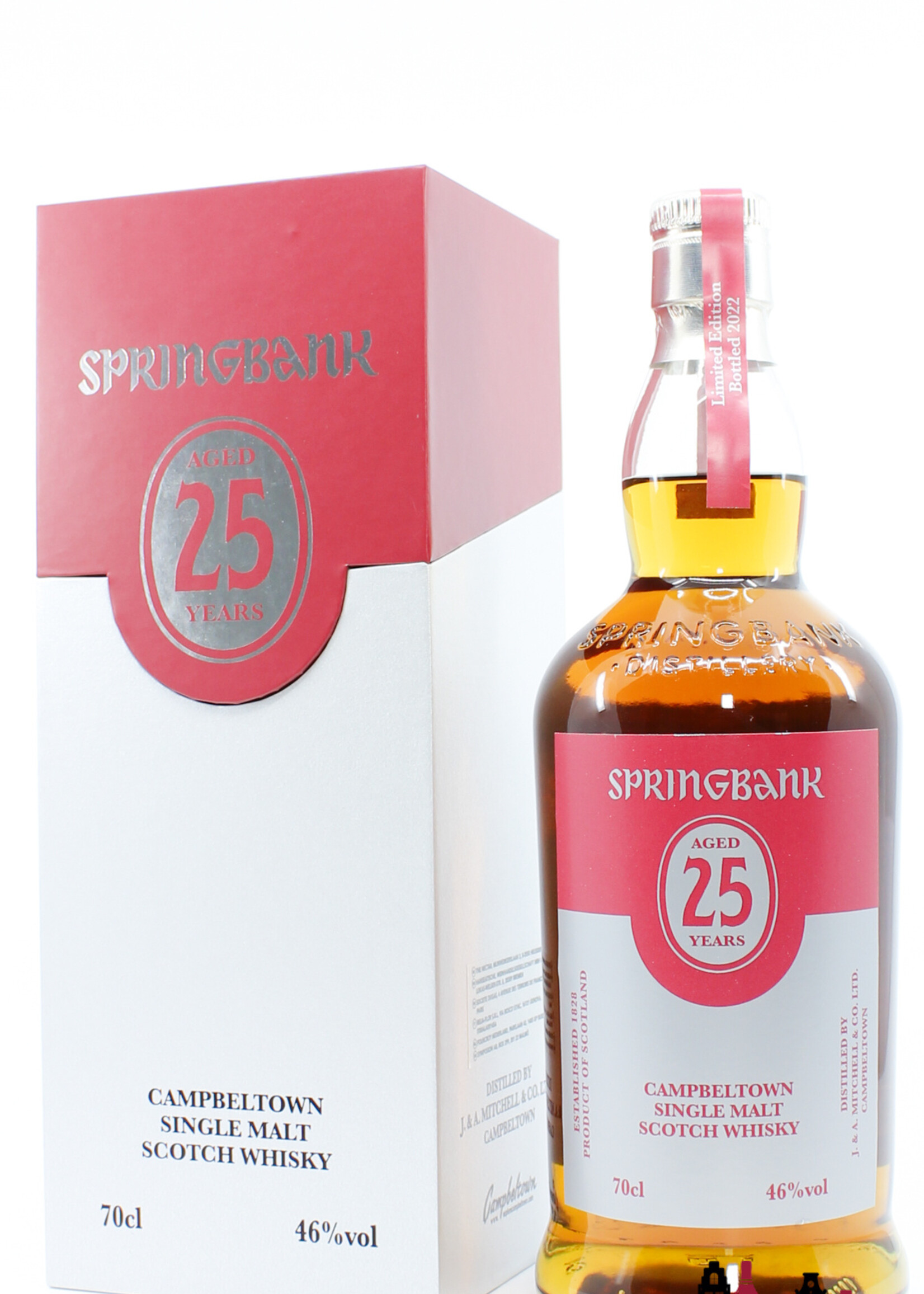 Springbank Springbank 25 Years Old 2022 - Limited Edition - Red/Silver Edition 46% (1 of 1300)