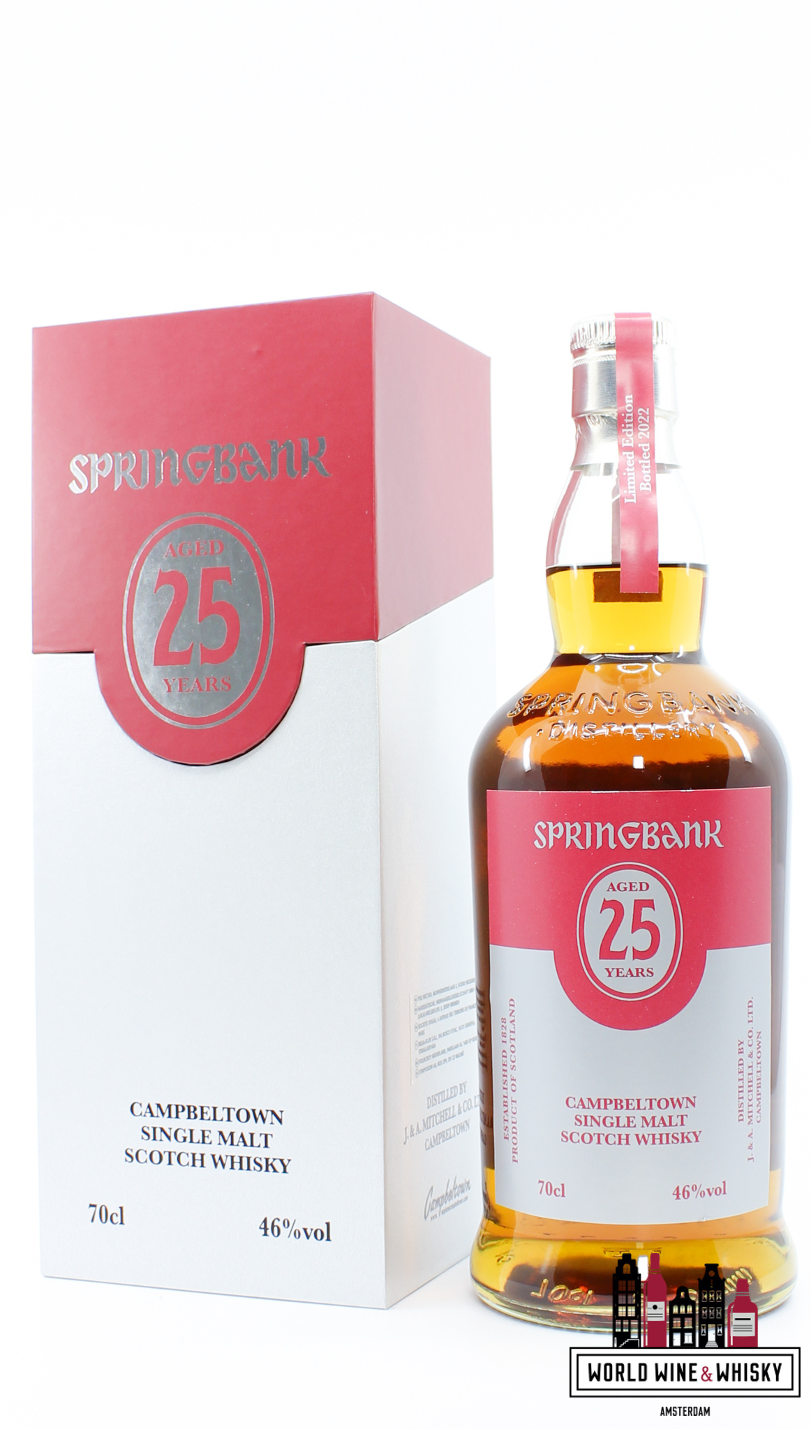 Springbank Springbank 25 Years Old 2022 - Limited Edition - Red/Silver Edition 46% (1 of 1300)