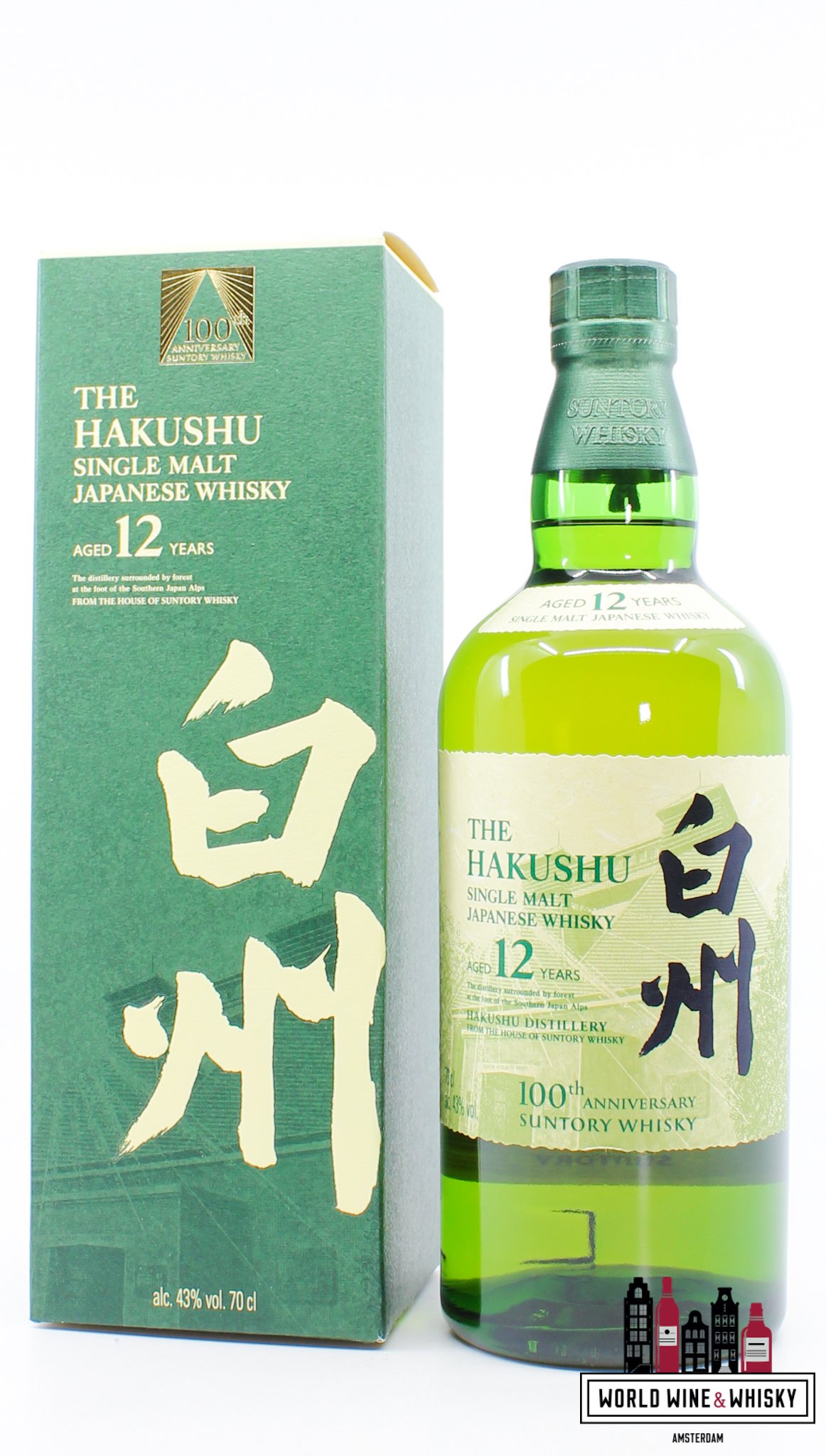 Hakushu Hakushu 12 Years Old 2023 - 100th Anniversary Suntory Whisky - Single Malt Japanese Whisky 43%