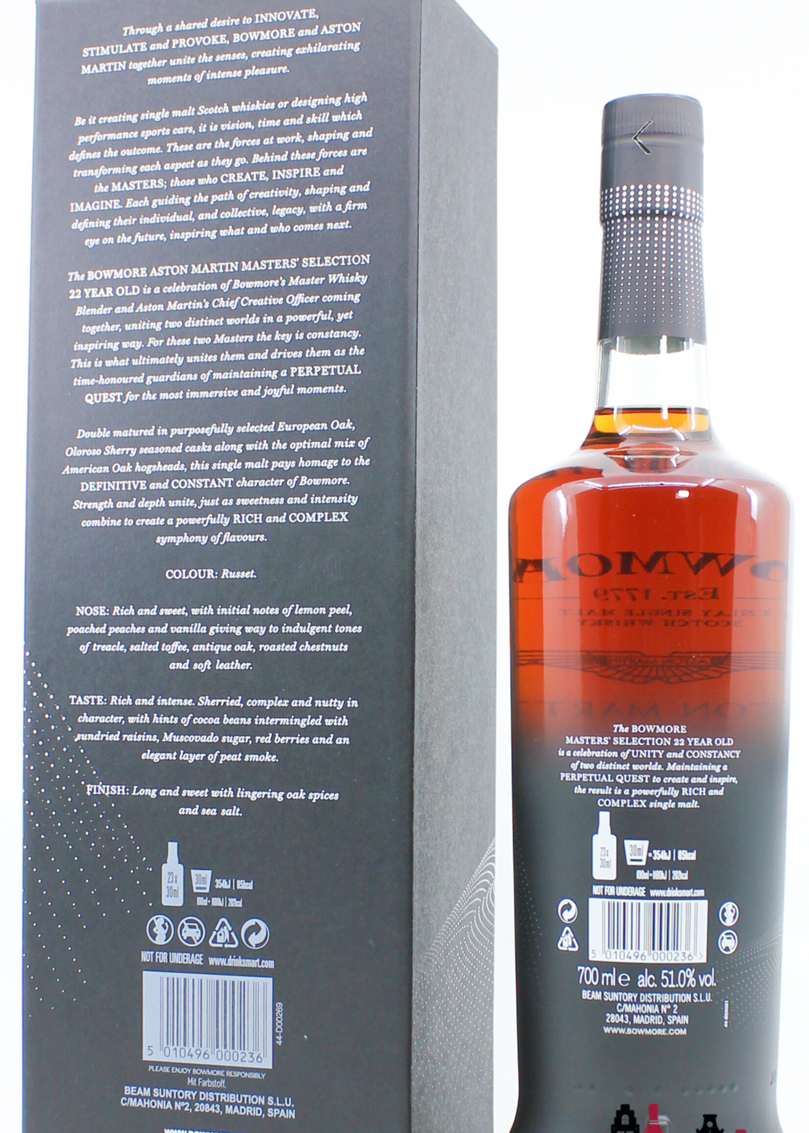 Bowmore Bowmore 22 Years Old 2023 - Aston Martin - Masters' Selection Edition 3 51%
