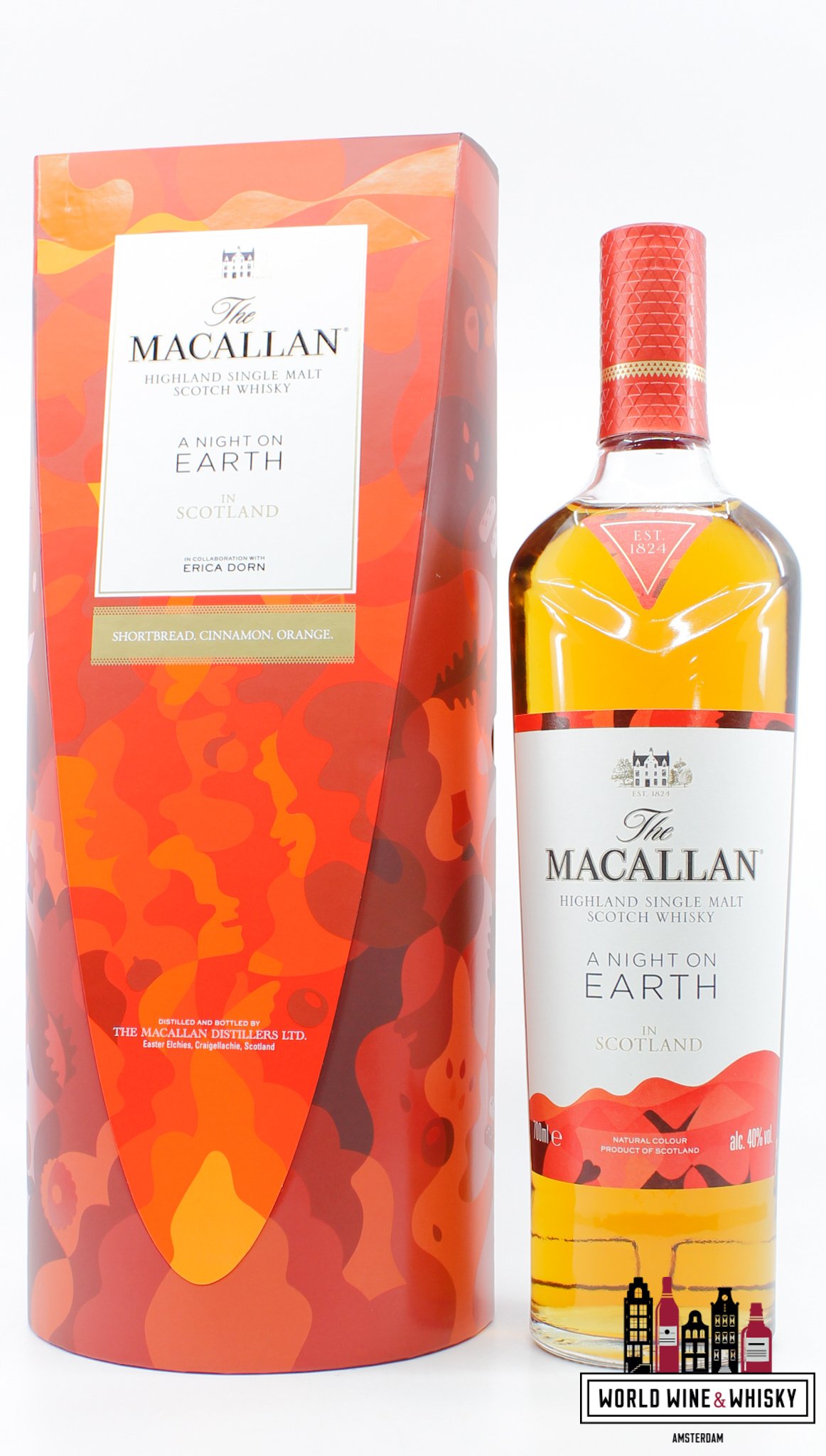 Macallan Macallan 2021 - A Night on Earth in Scotland - Erica Dorn 40% (original 6-bottles OCC)