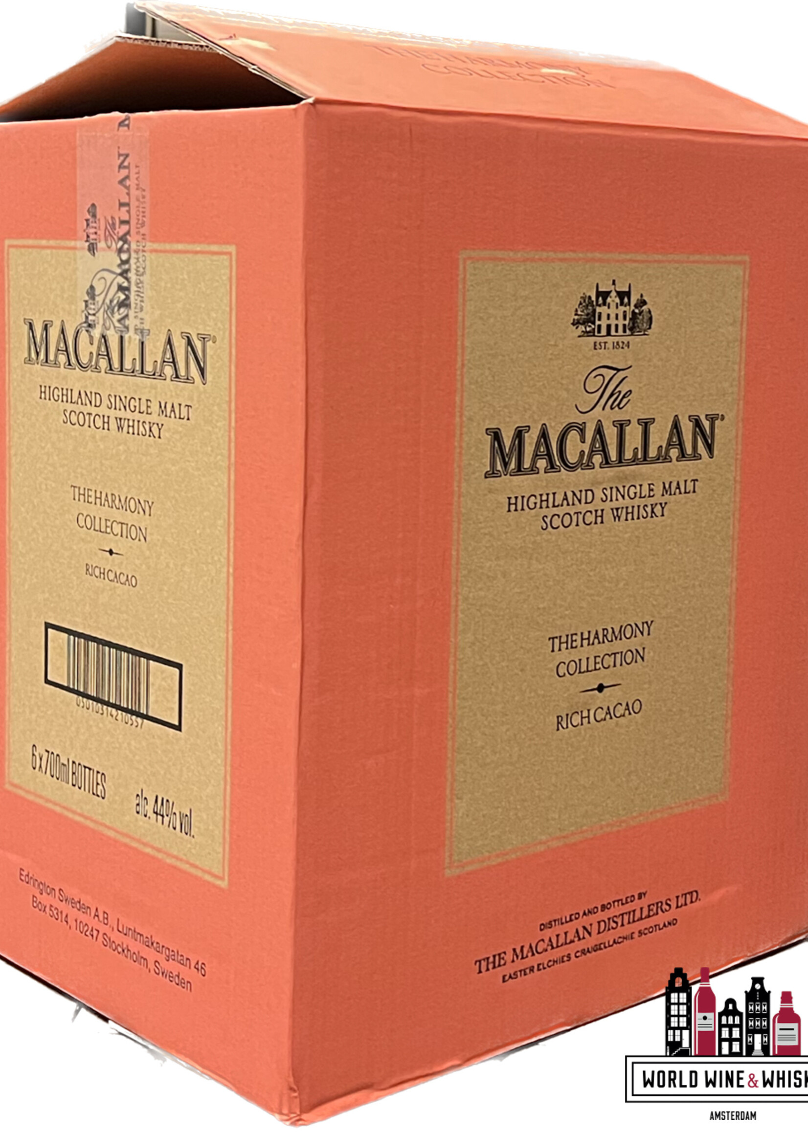 The Macallan Macallan 2021 - The Harmony Collection - Rich Cacao 44% (original 6-bottles OCC)