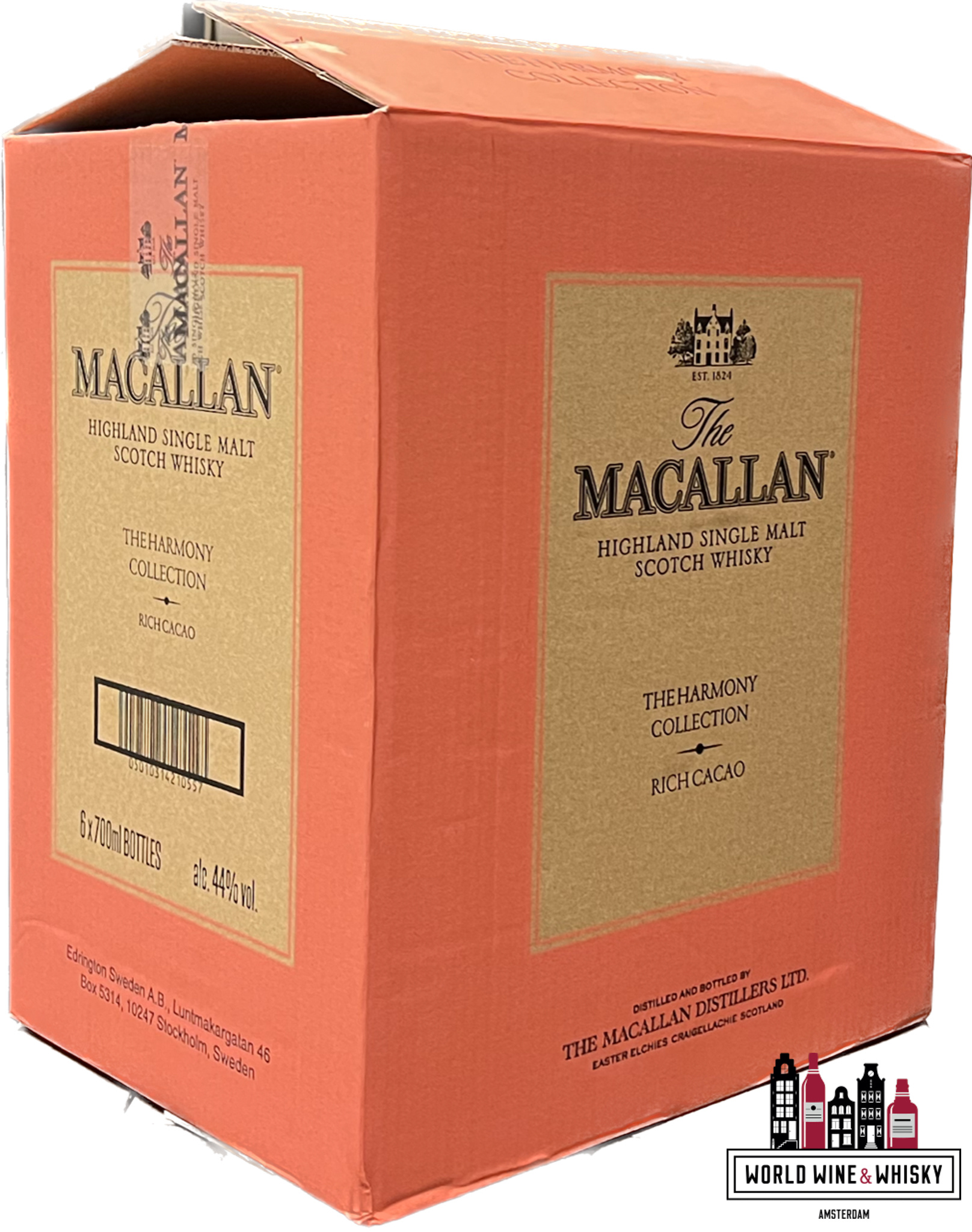 The Macallan Macallan 2021 - The Harmony Collection - Rich Cacao 44% (original 6-bottles OCC)