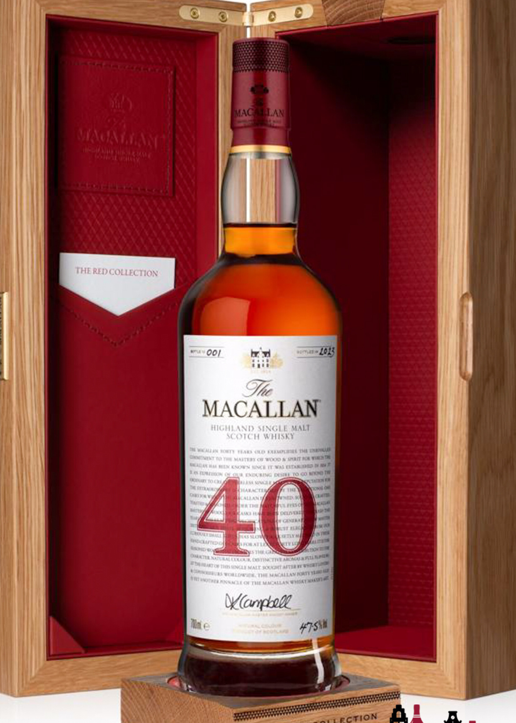 The Macallan The Macallan 40 Years Old 2023 - The Red Collection 47.5%