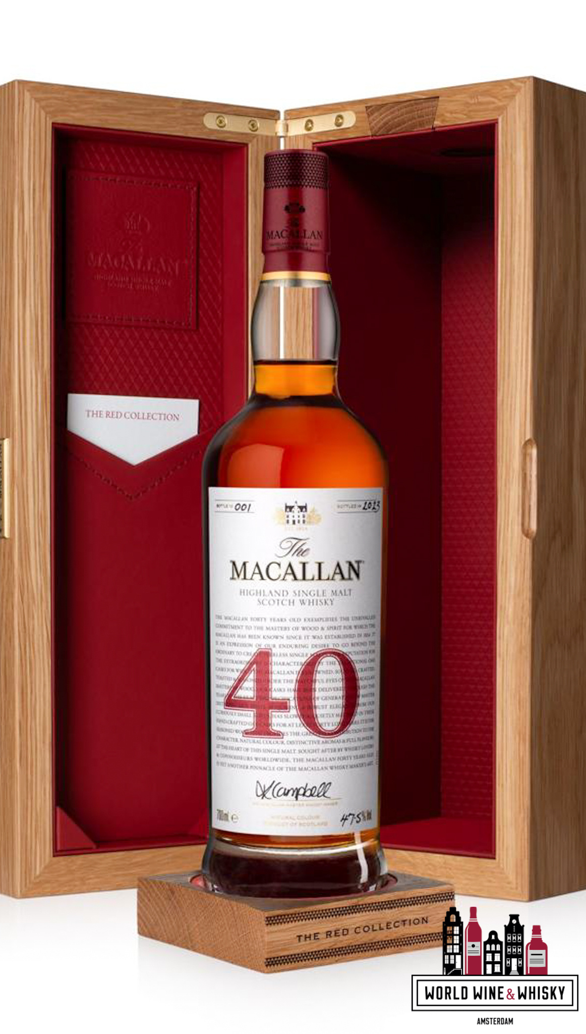 The Macallan The Macallan 40 Years Old 2023 - The Red Collection 47.5%
