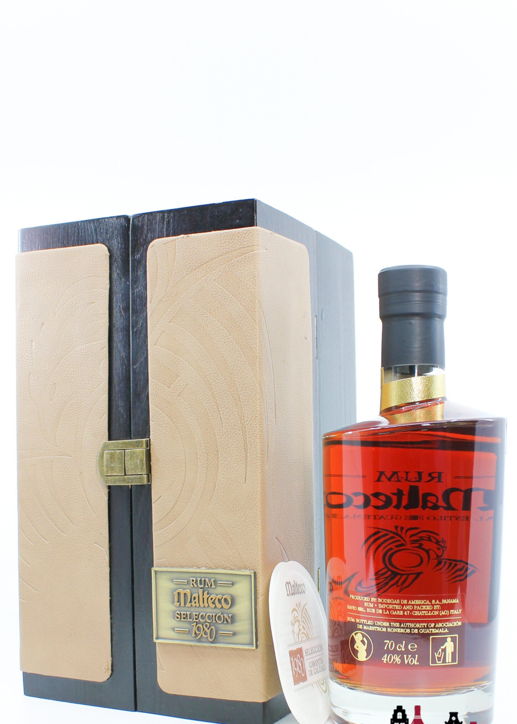 Malteco Malteco Rum Selección 1980 - Al Estilo de Guatemala 40% (in luxury case)