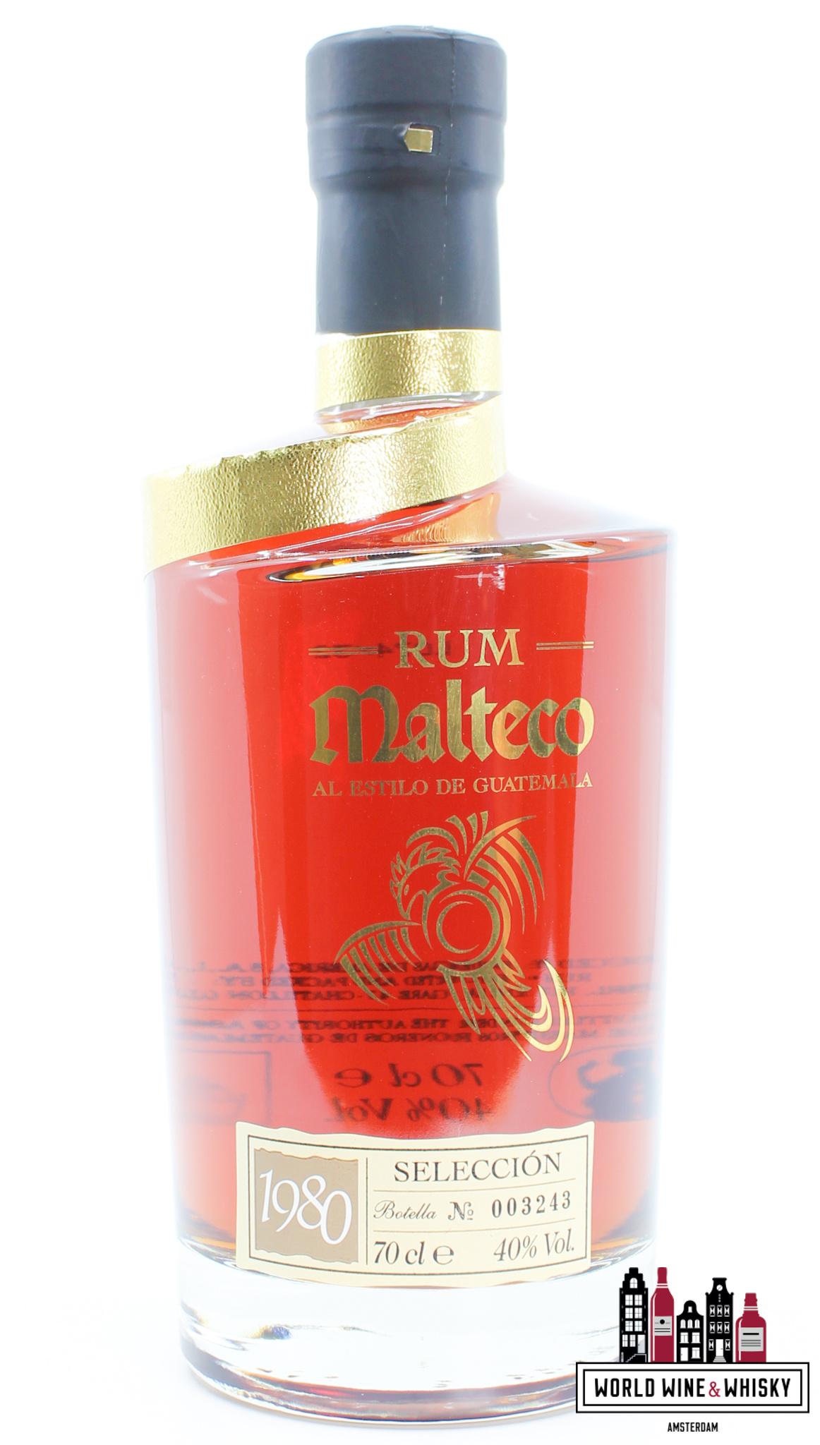 Malteco Malteco Rum Selección 1980 - Al Estilo de Guatemala 40% (in luxury case)