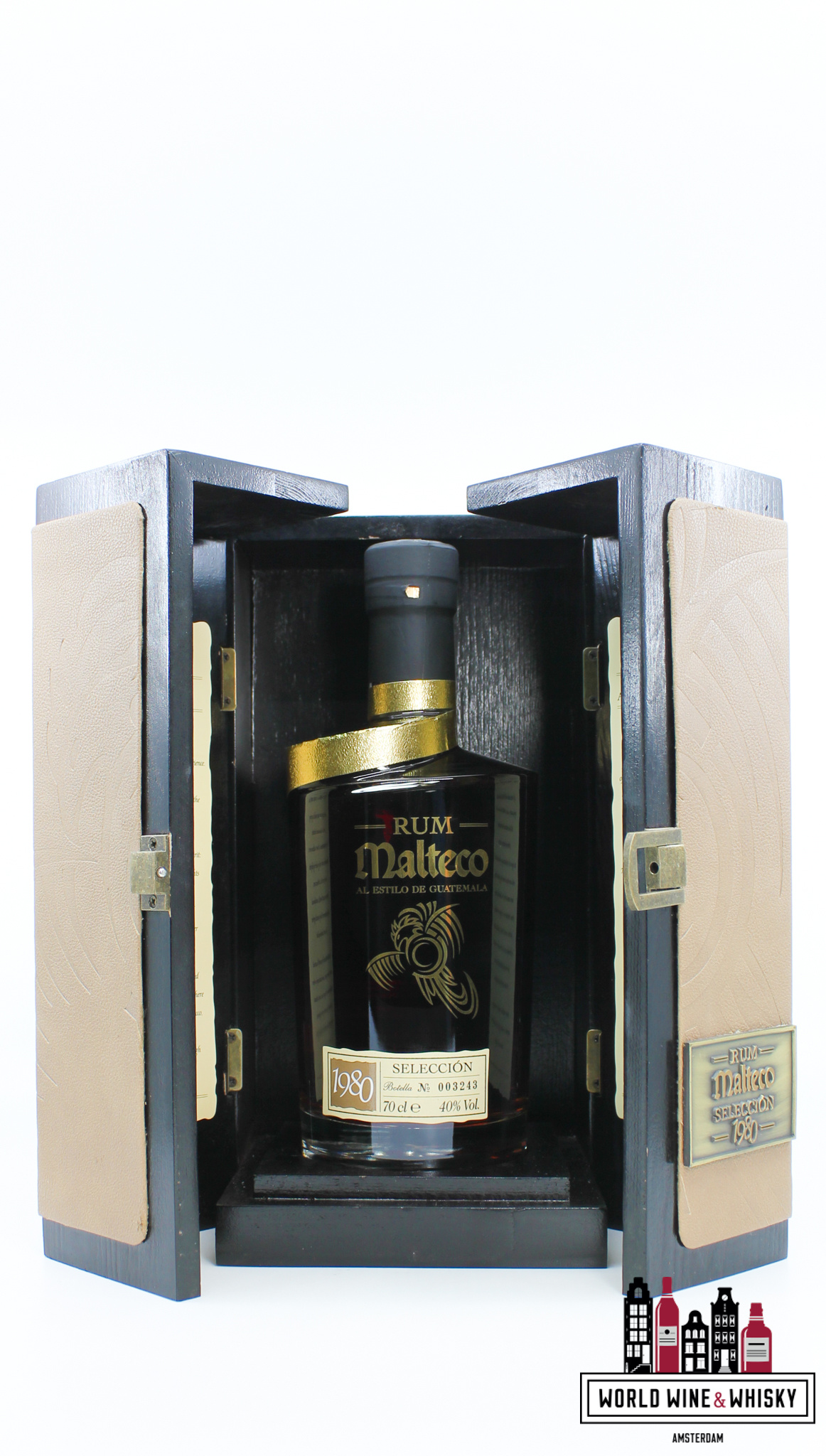 Malteco Malteco Rum Selección 1980 - Al Estilo de Guatemala 40% (in luxury case)