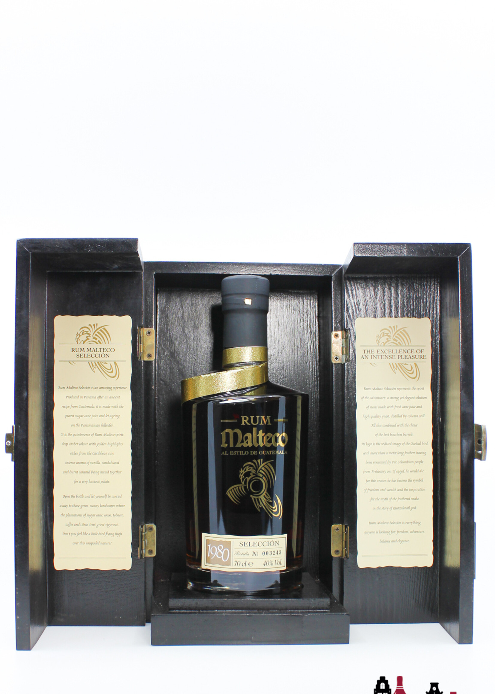 Malteco Malteco Rum Selección 1980 - Al Estilo de Guatemala 40% (in luxury case)