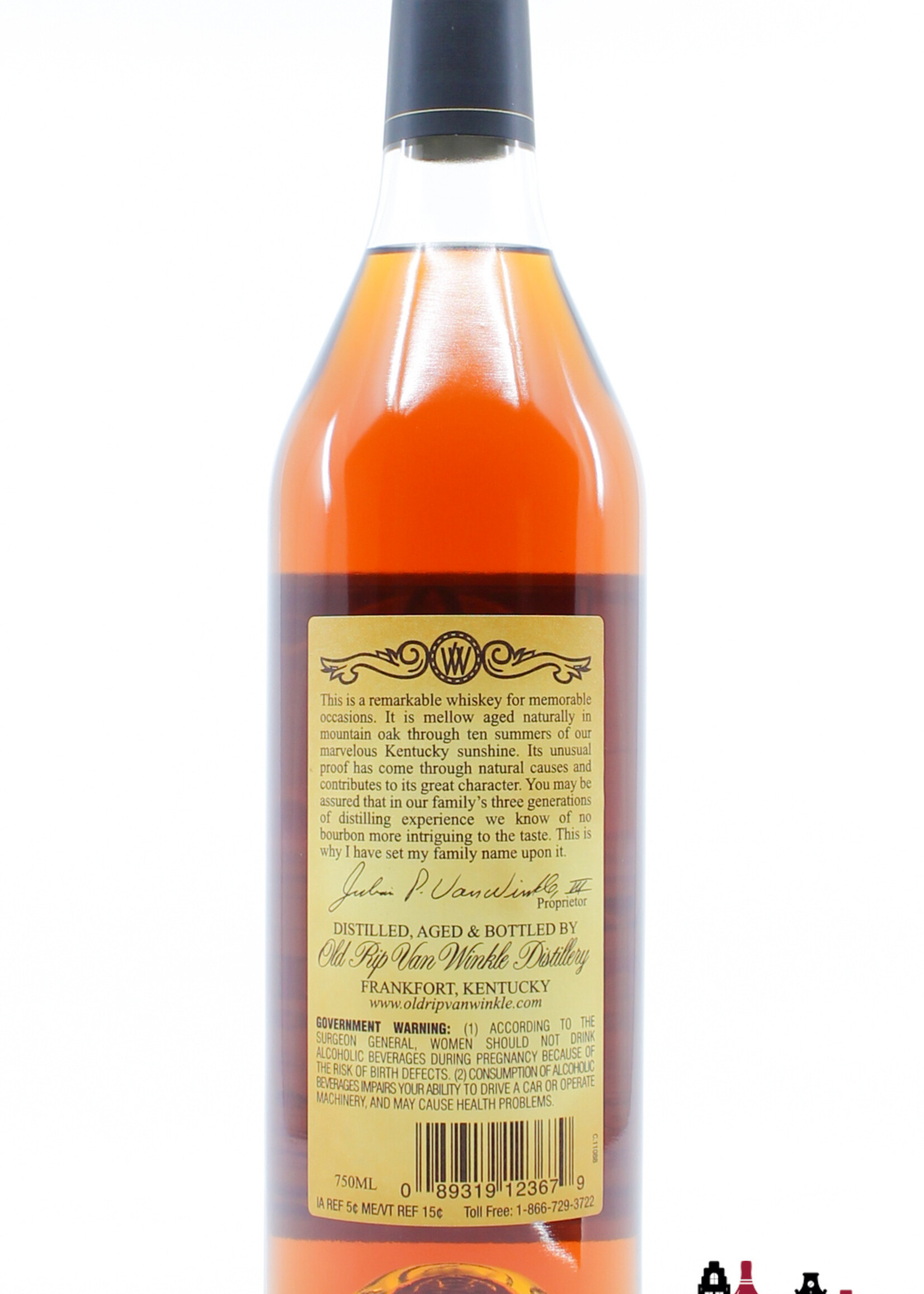 Old Rip Van Winkle Old Rip van Winkle 10 Years Old - Handmade Bourbon 107 Proof 53.5%
